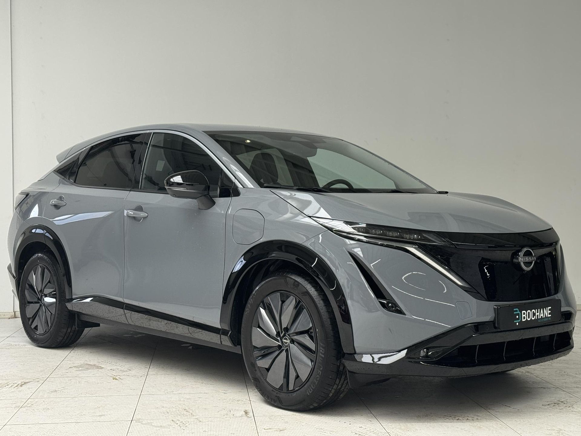 Nissan ARIYA met kenteken JSP-99-G – detailfoto