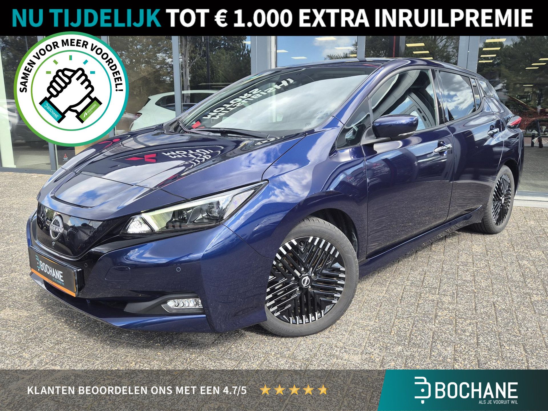 Nissan Leaf financial lease – kenteken X-666-TH