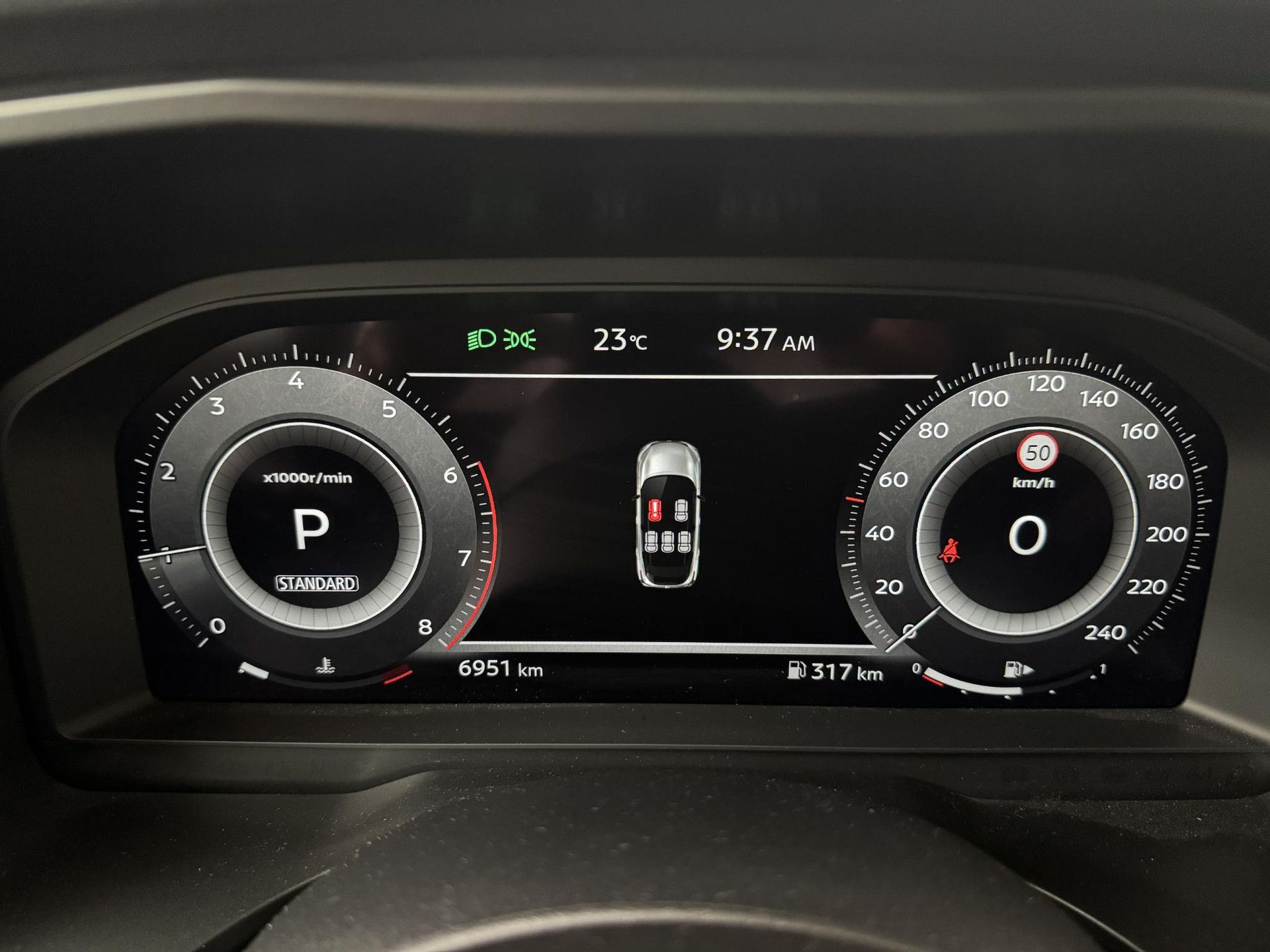 Nissan QASHQAI – dashboard