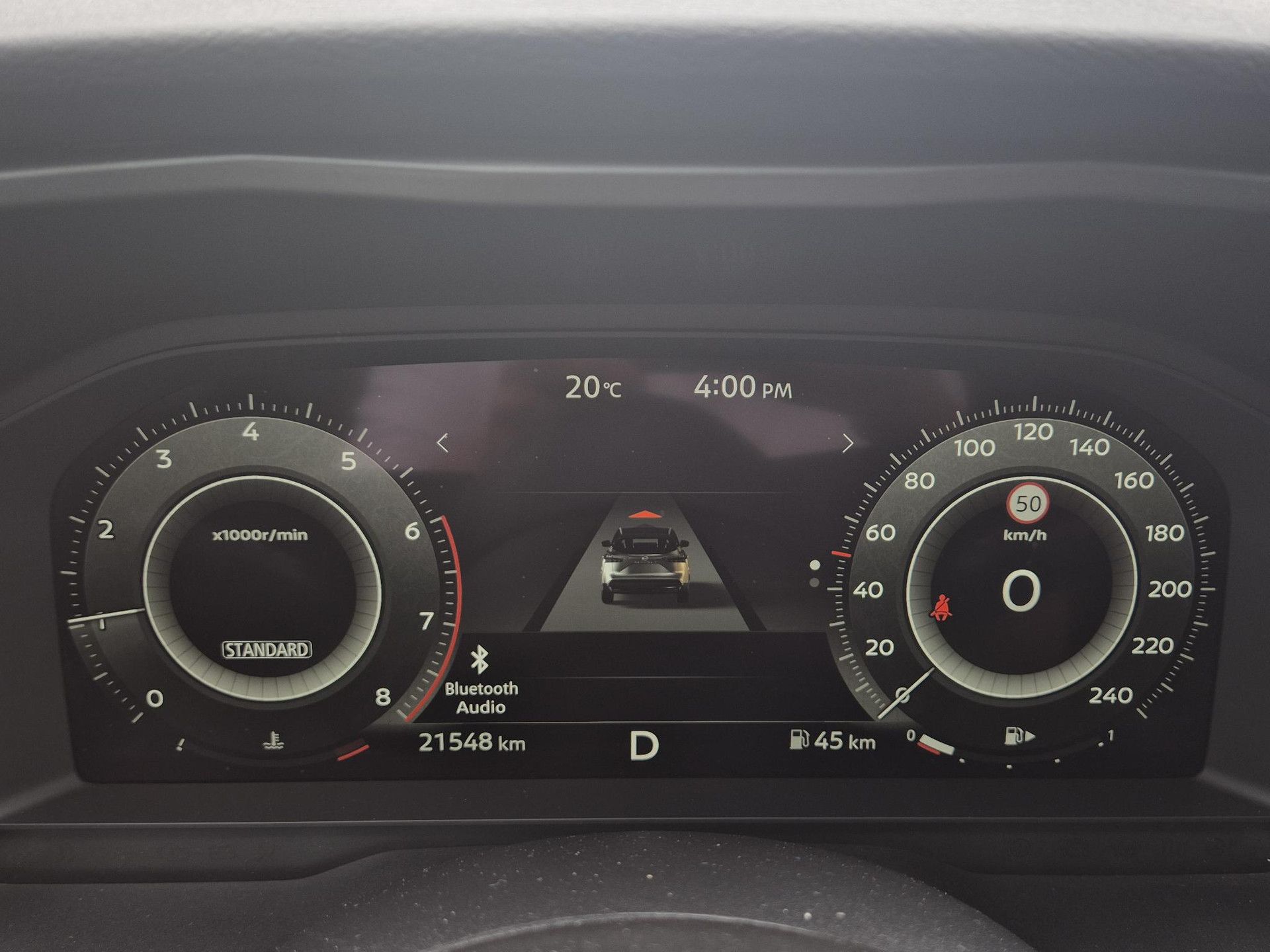 Nissan QASHQAI – dashboard
