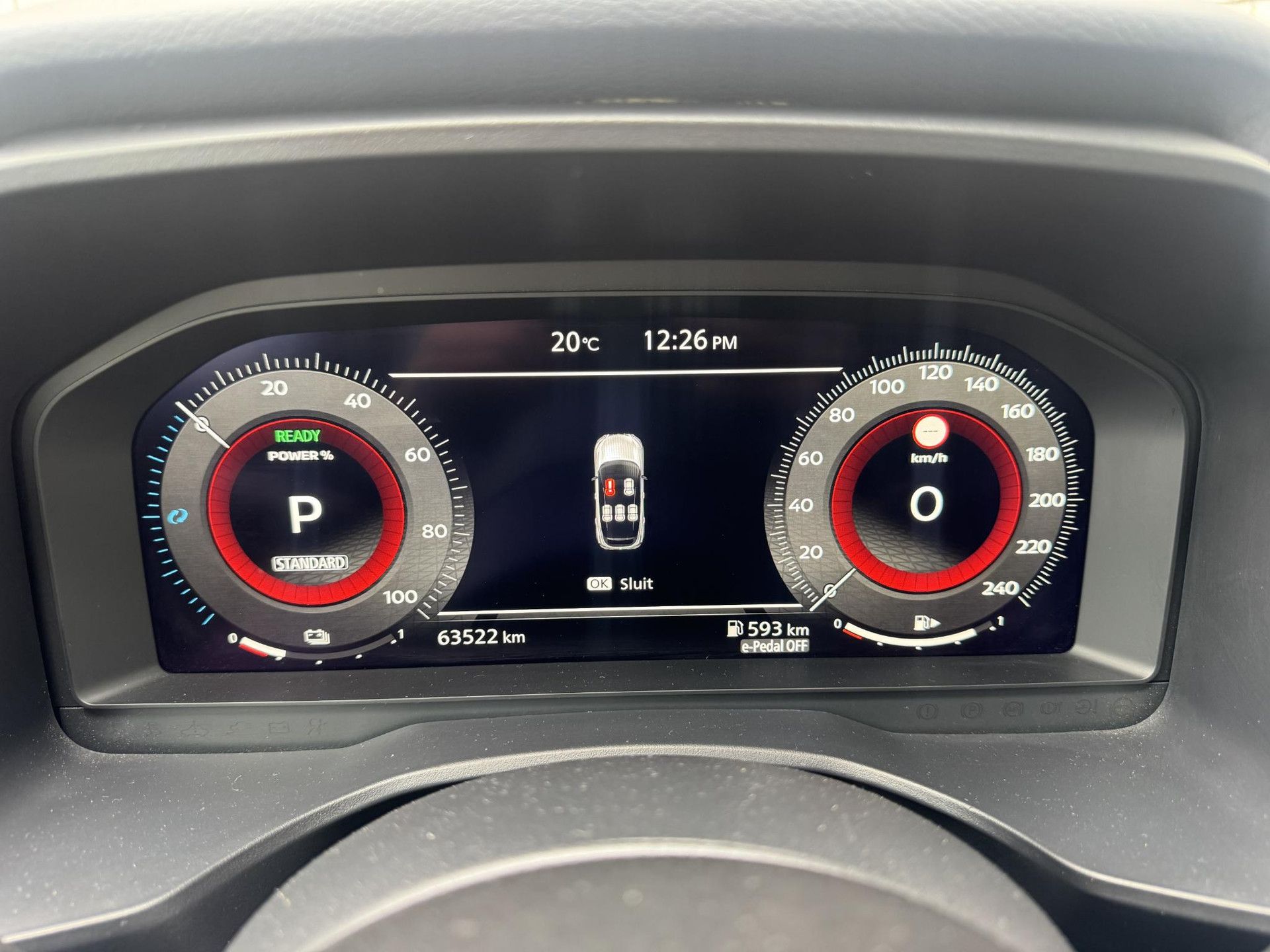 Nissan QASHQAI met kenteken KTZ-44-S – dashboard