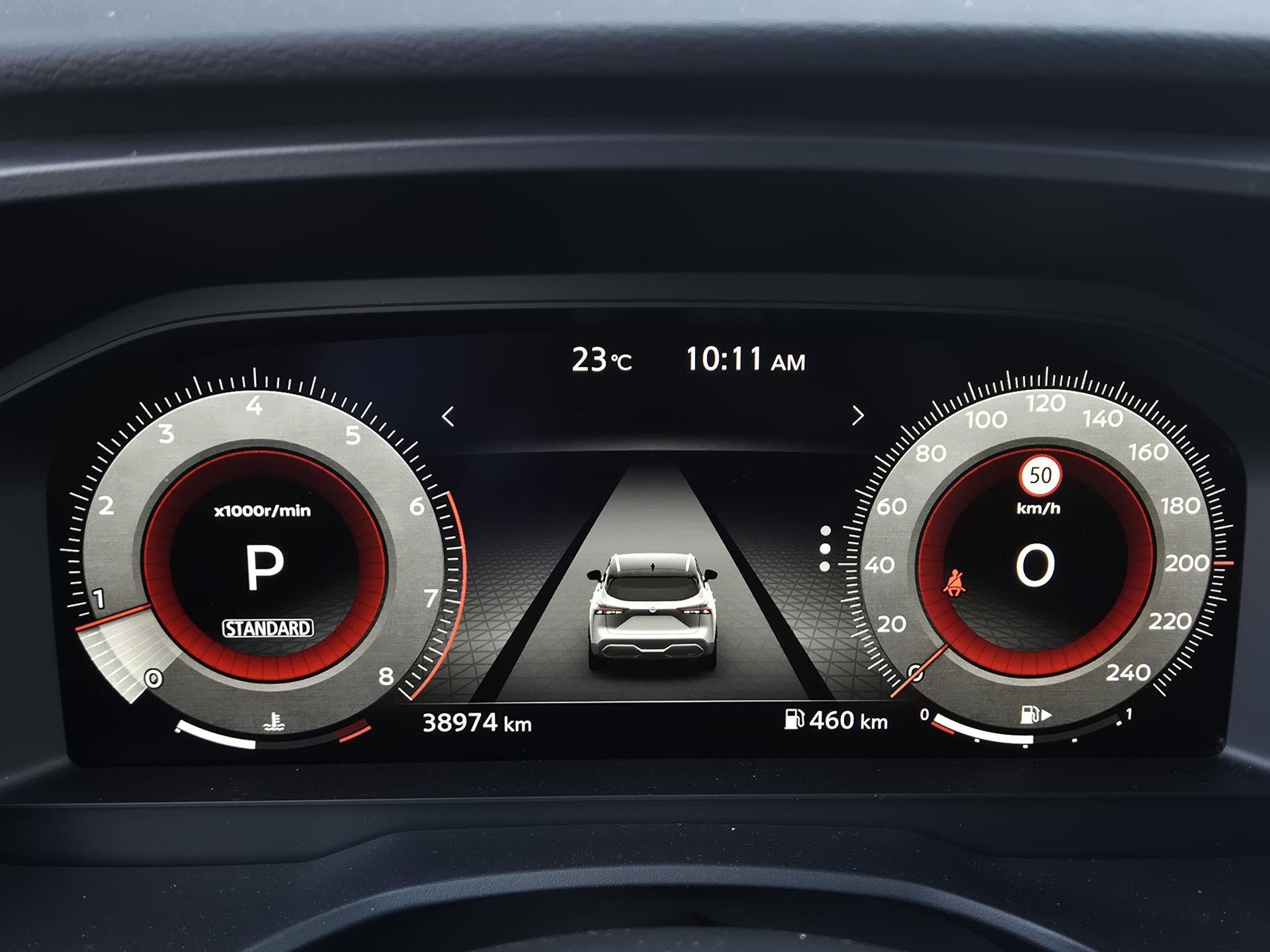 Nissan QASHQAI met kenteken P-456-PB – interieur