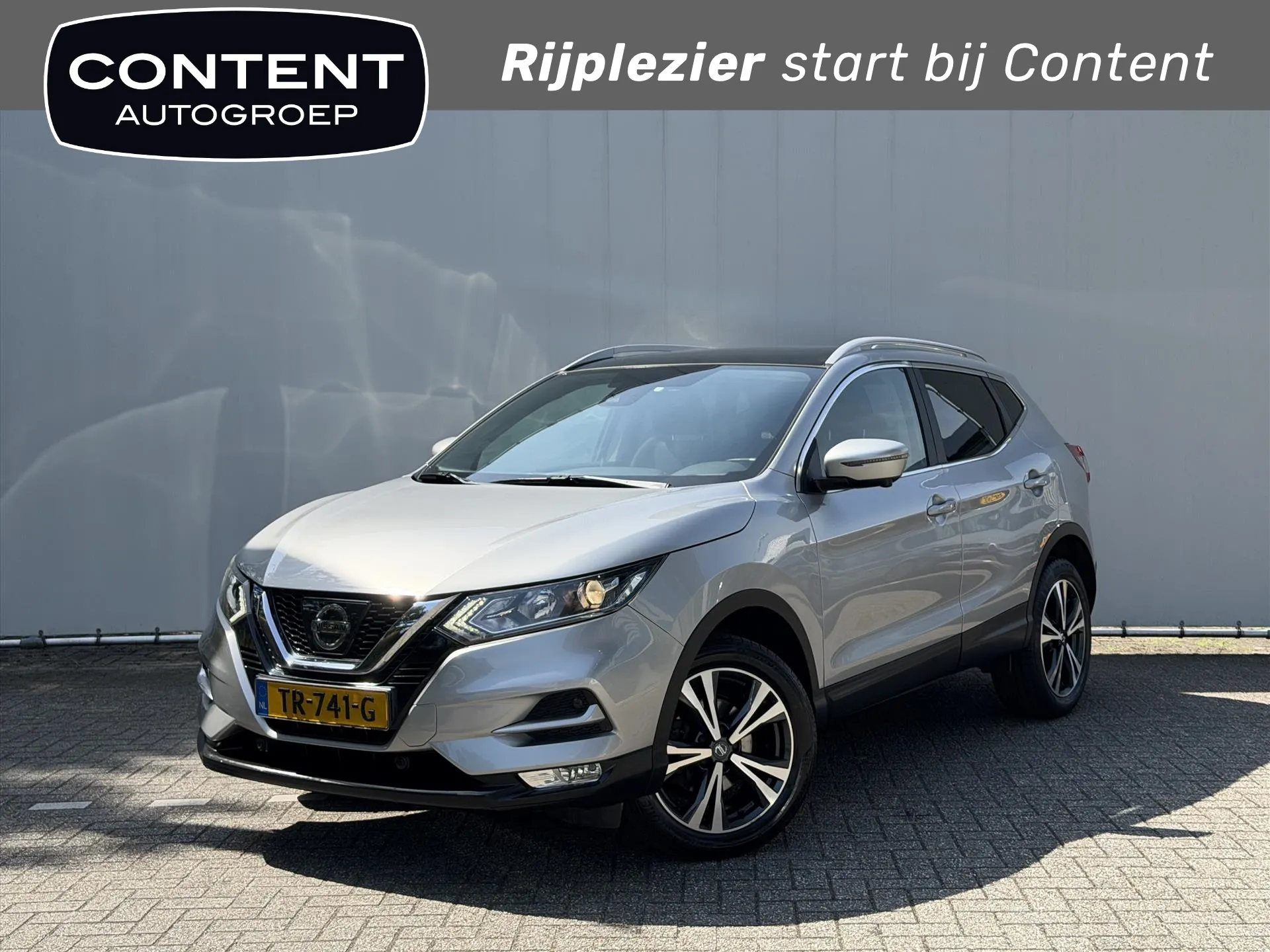 Nissan QASHQAI met kenteken TR-741-G – vooraanzicht