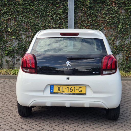 Peugeot 108 met kenteken XL-161-G – achteraanzicht