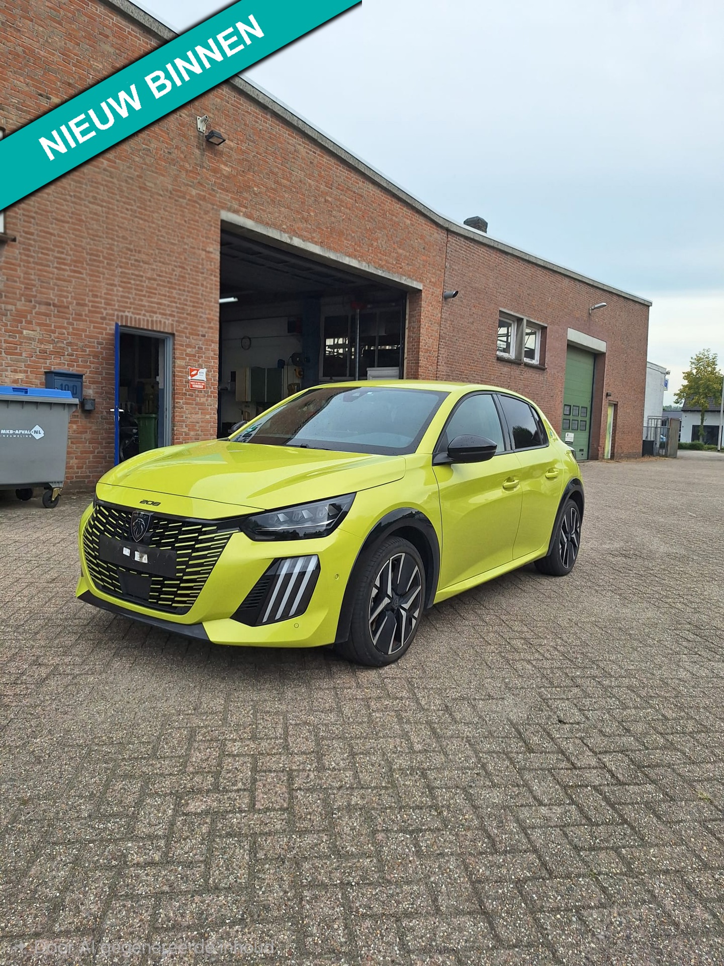 Peugeot E-208 met kenteken KTZ-60-Z – vooraanzicht