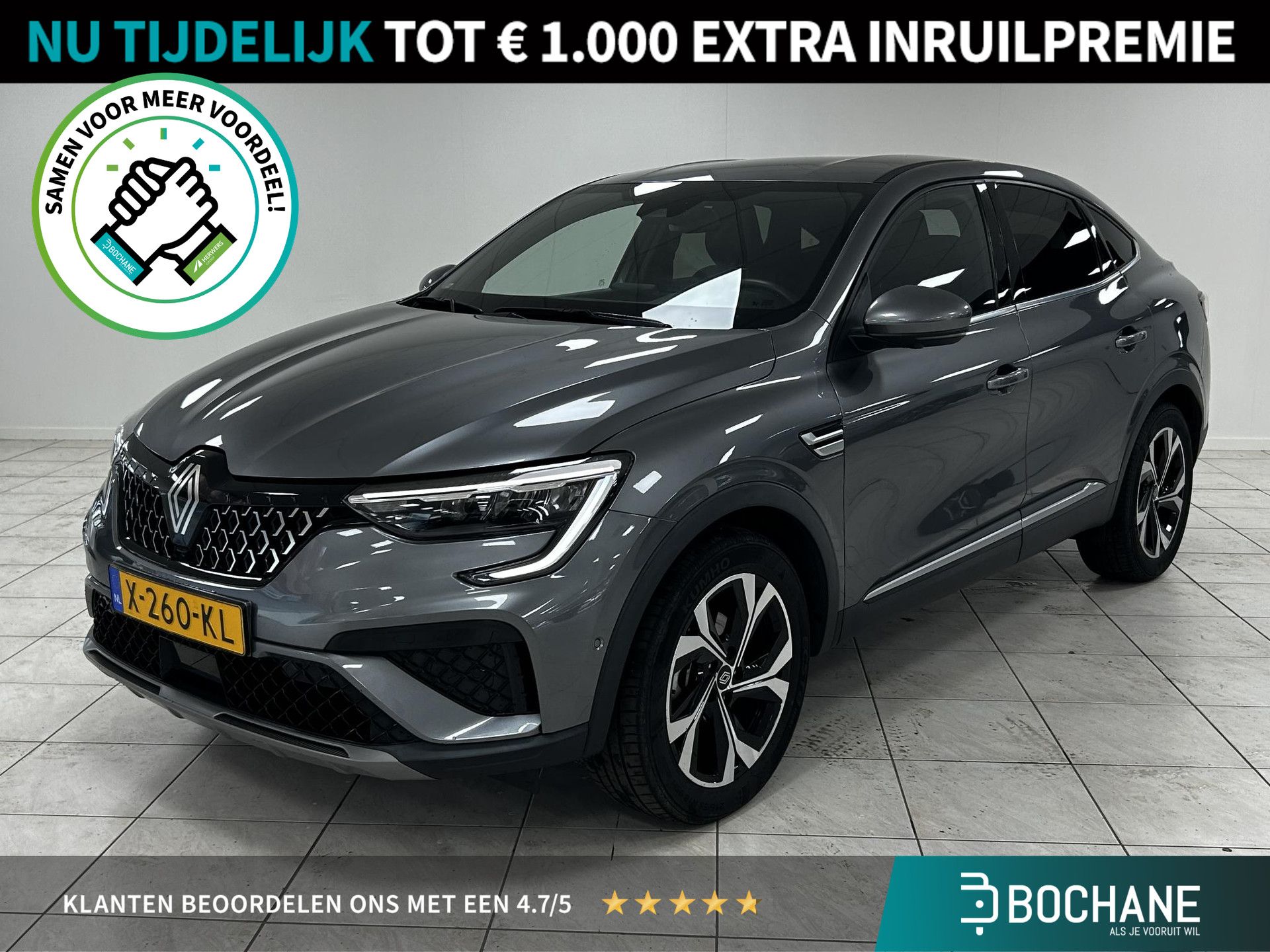 Renault Arkana financial lease – kenteken X-260-KL