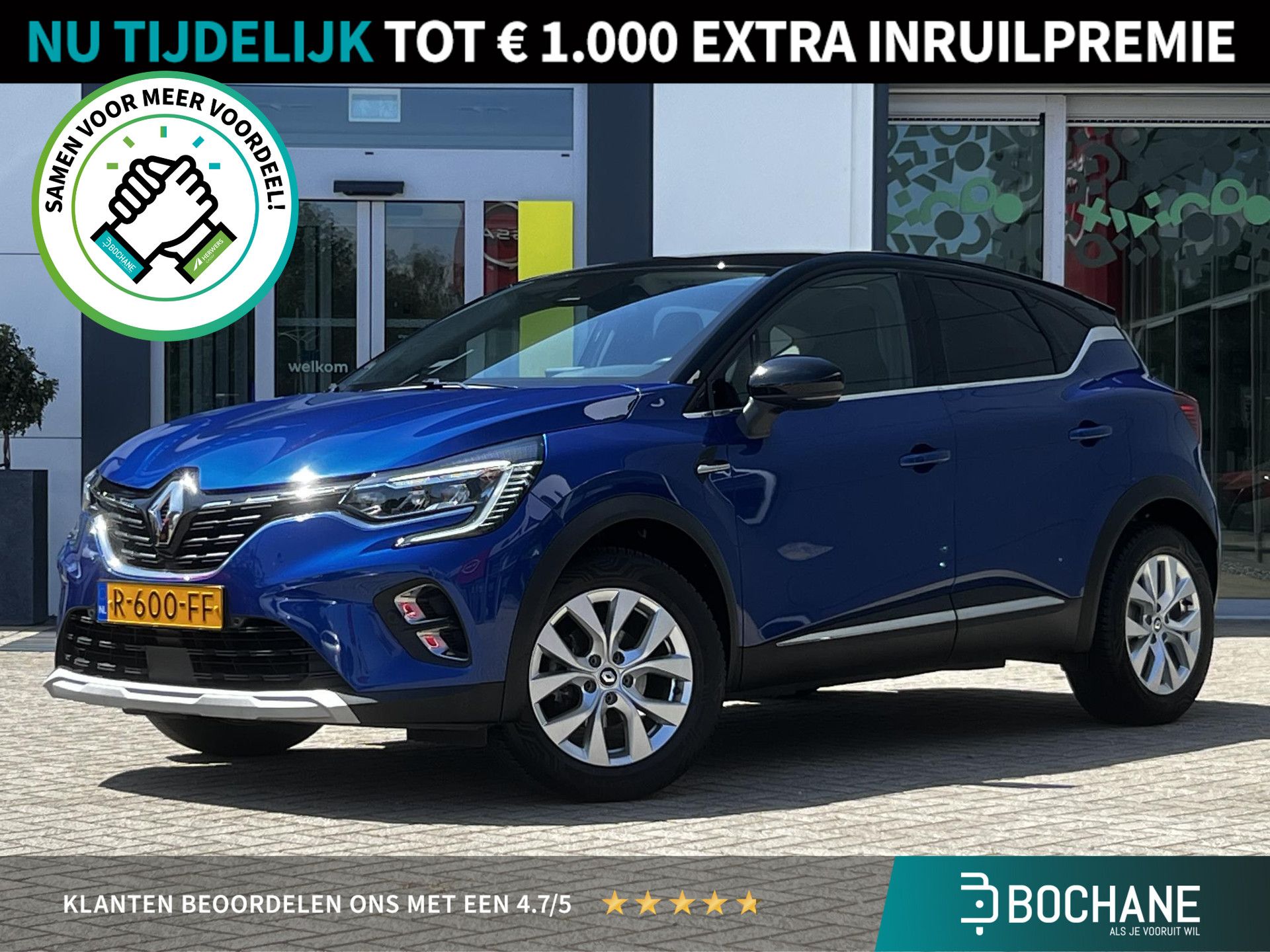 Renault Captur financial lease – kenteken R-600-FF