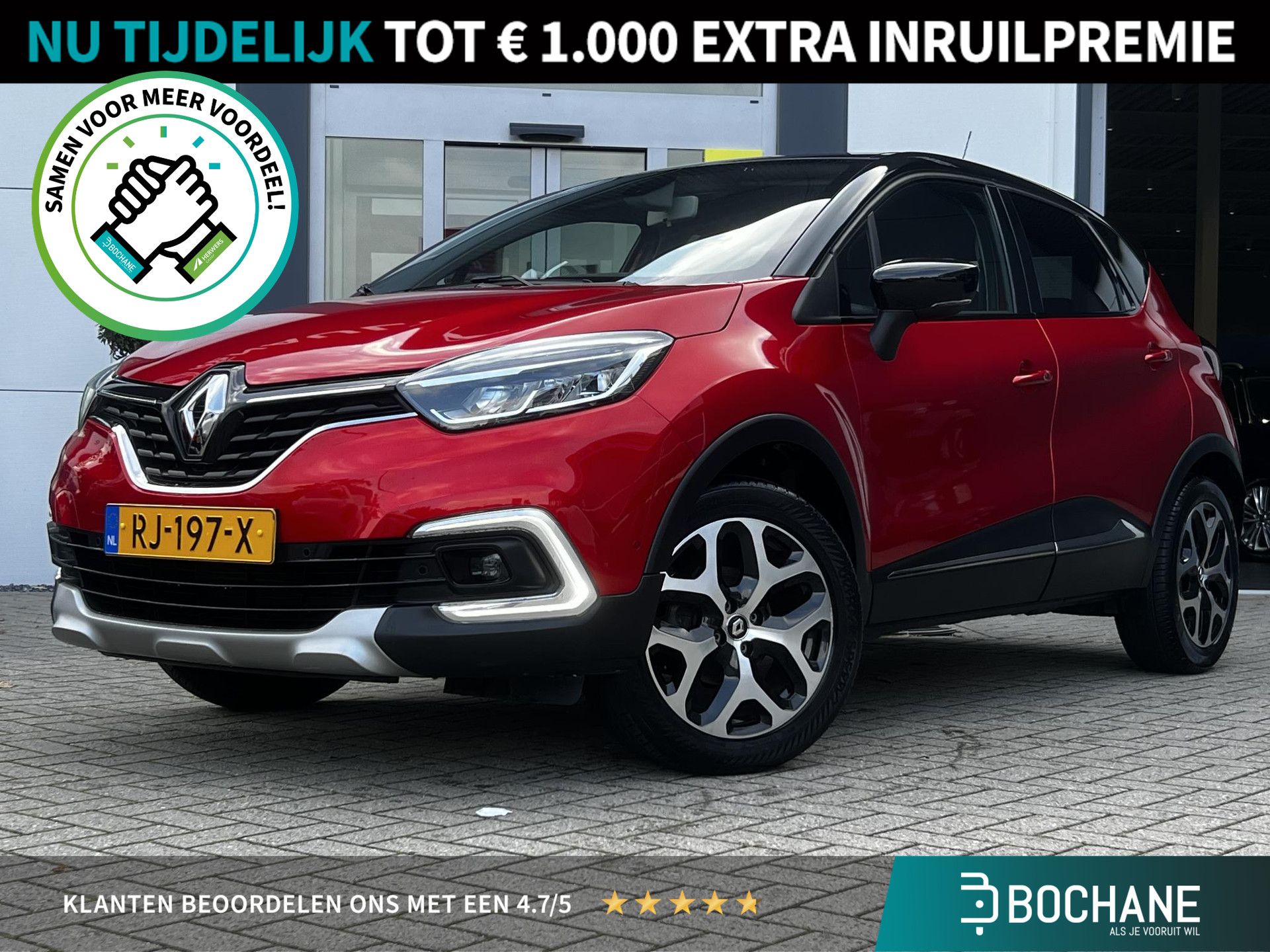 Renault Captur financial lease – kenteken RJ-197-X