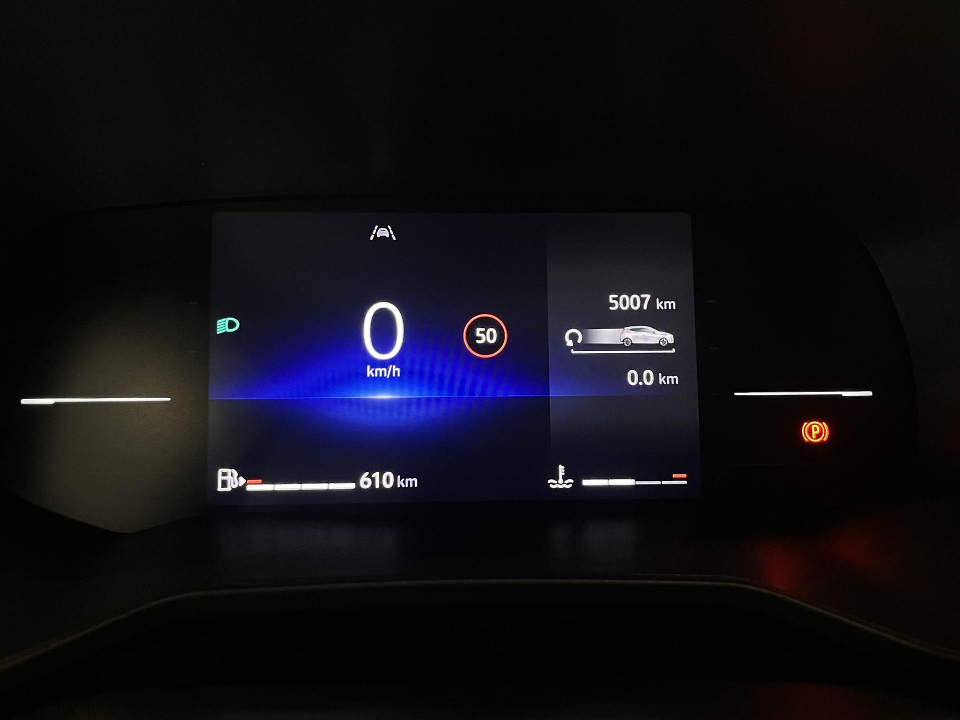 Renault Clio met kenteken JBK-55-T – dashboard