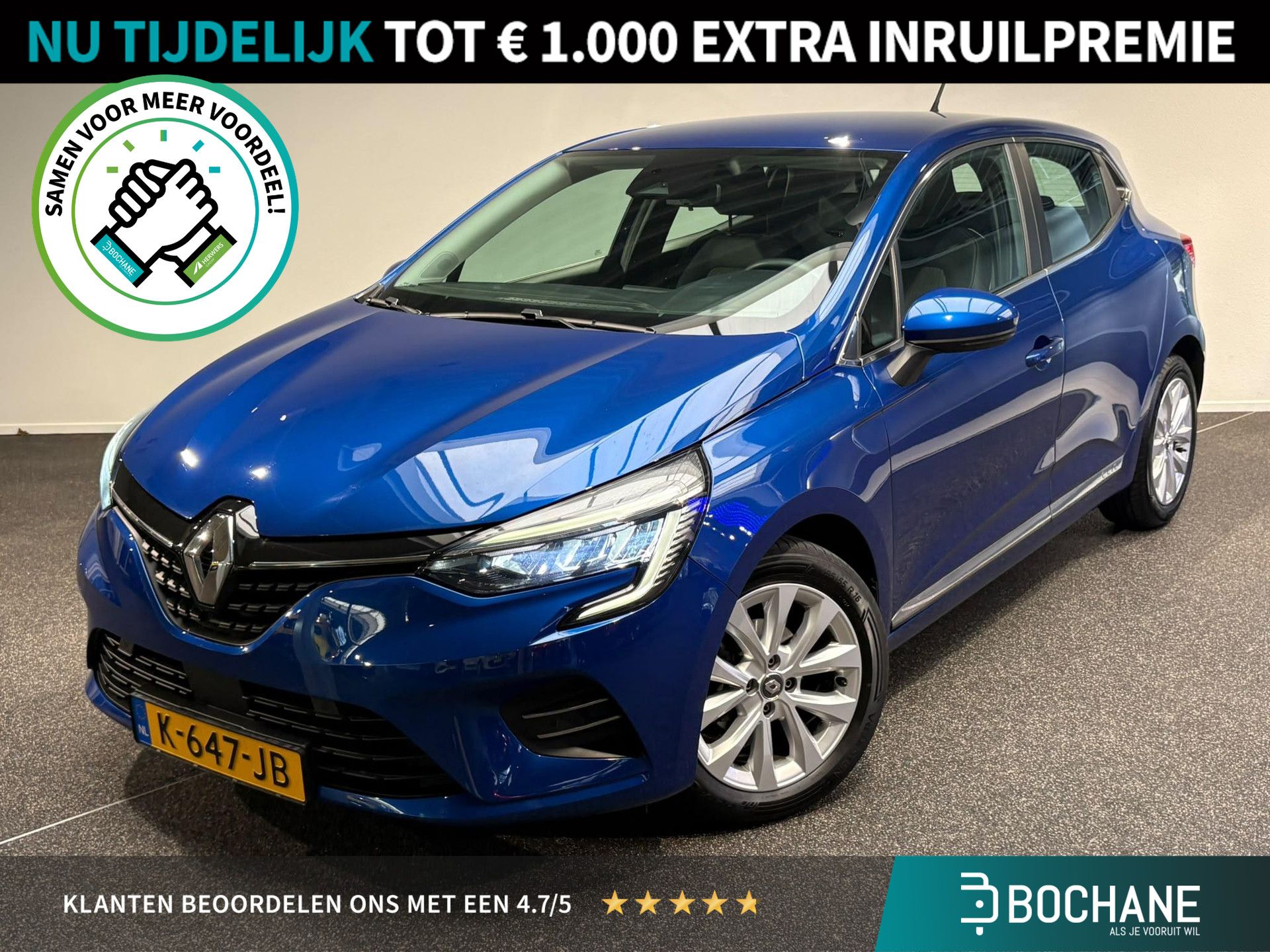 Renault Clio financial lease – kenteken K-647-JB