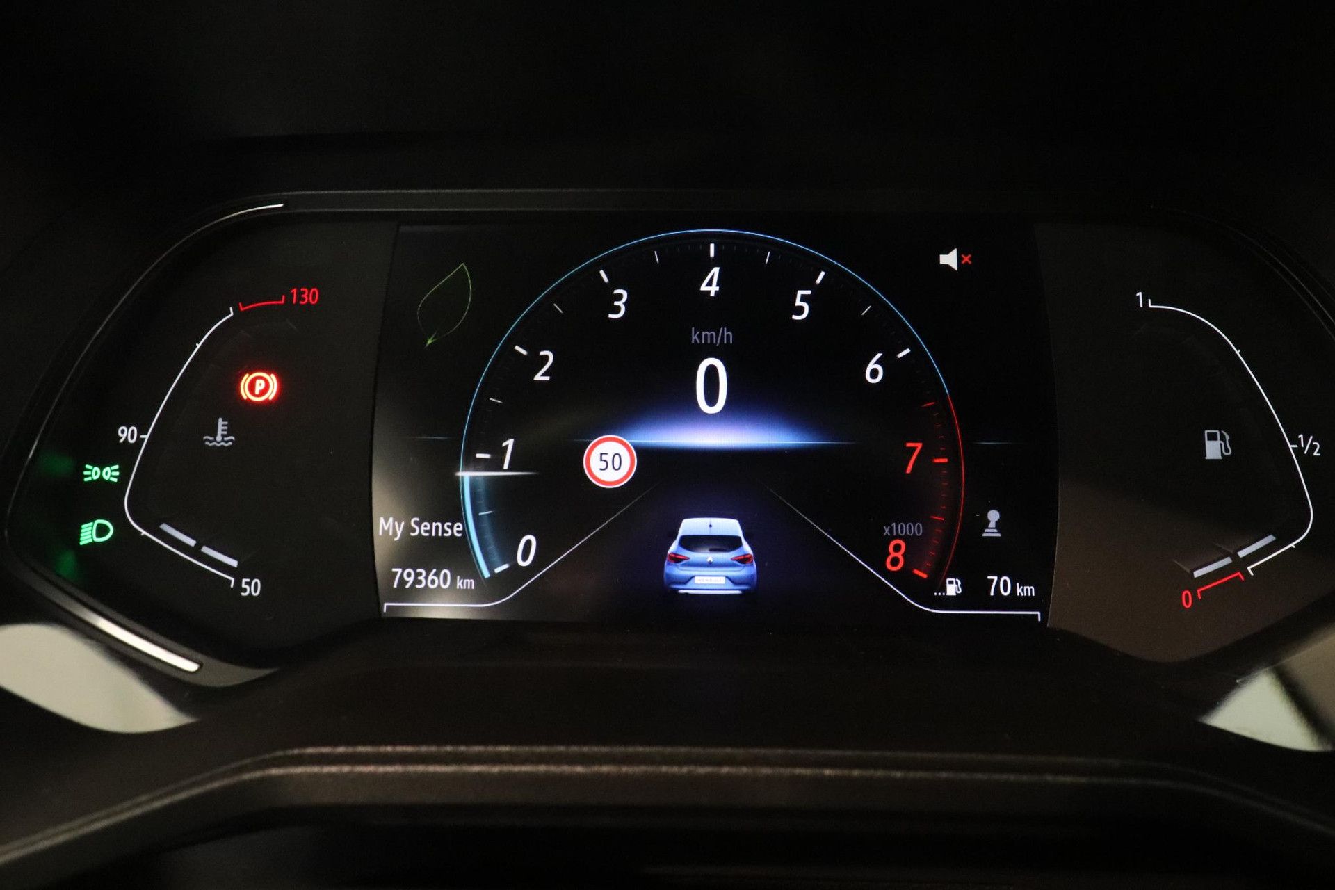 Renault Clio met kenteken L-801-KK – dashboard