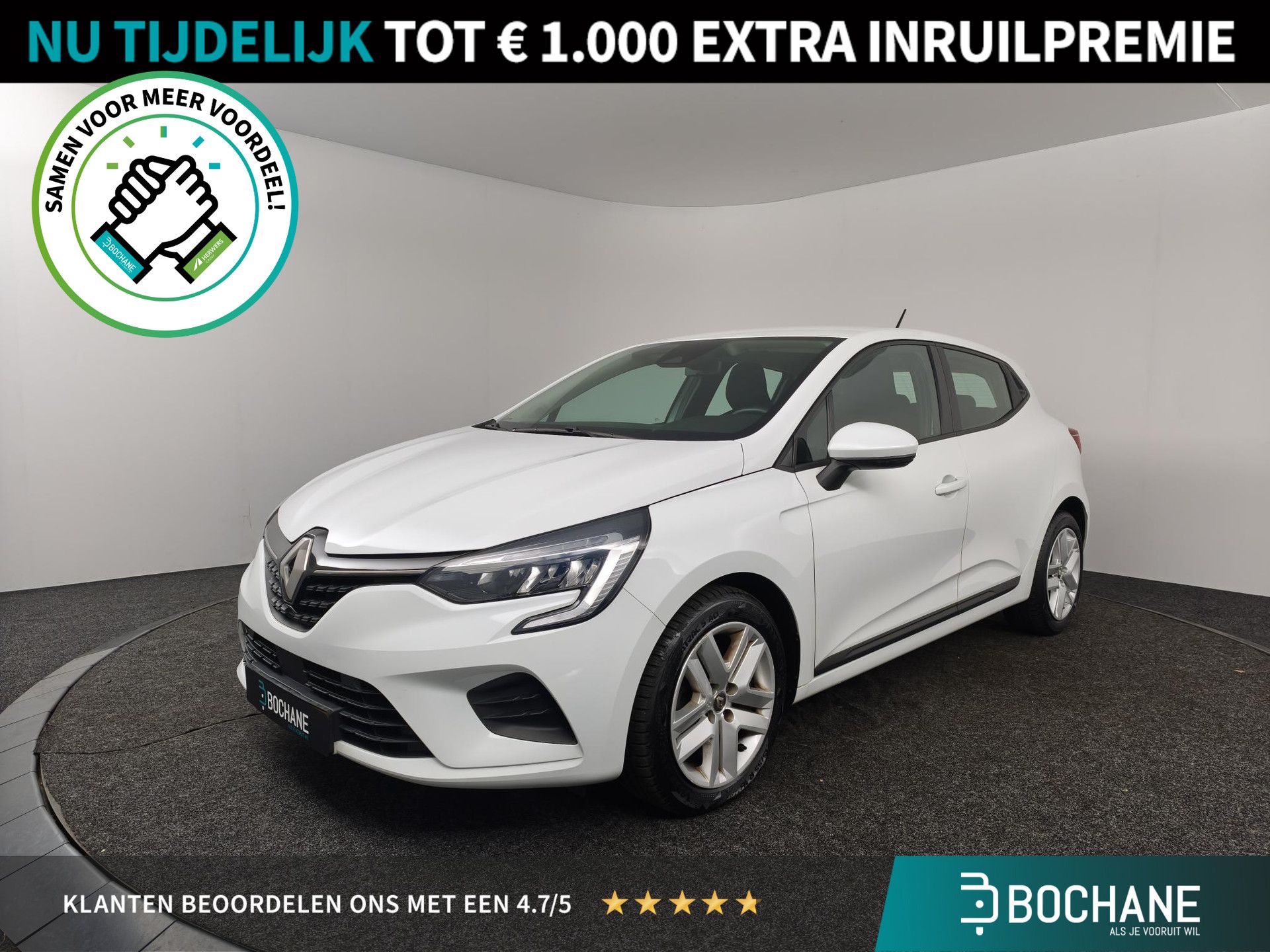 Renault Clio financial lease – kenteken P-622-ZJ
