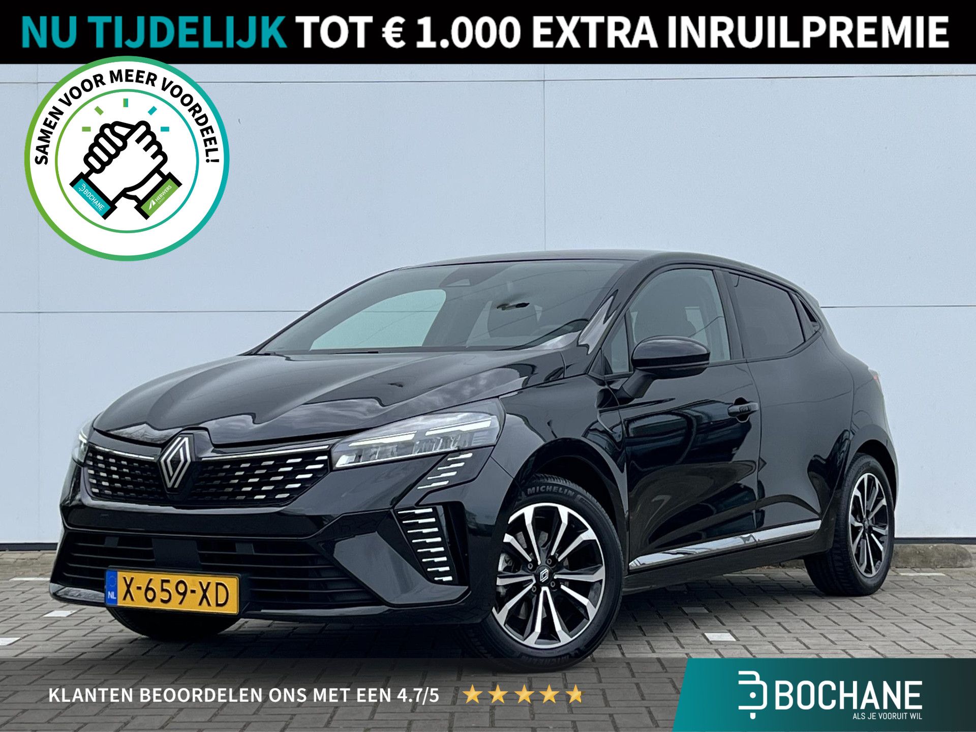 Renault Clio financial lease – kenteken X-659-XD
