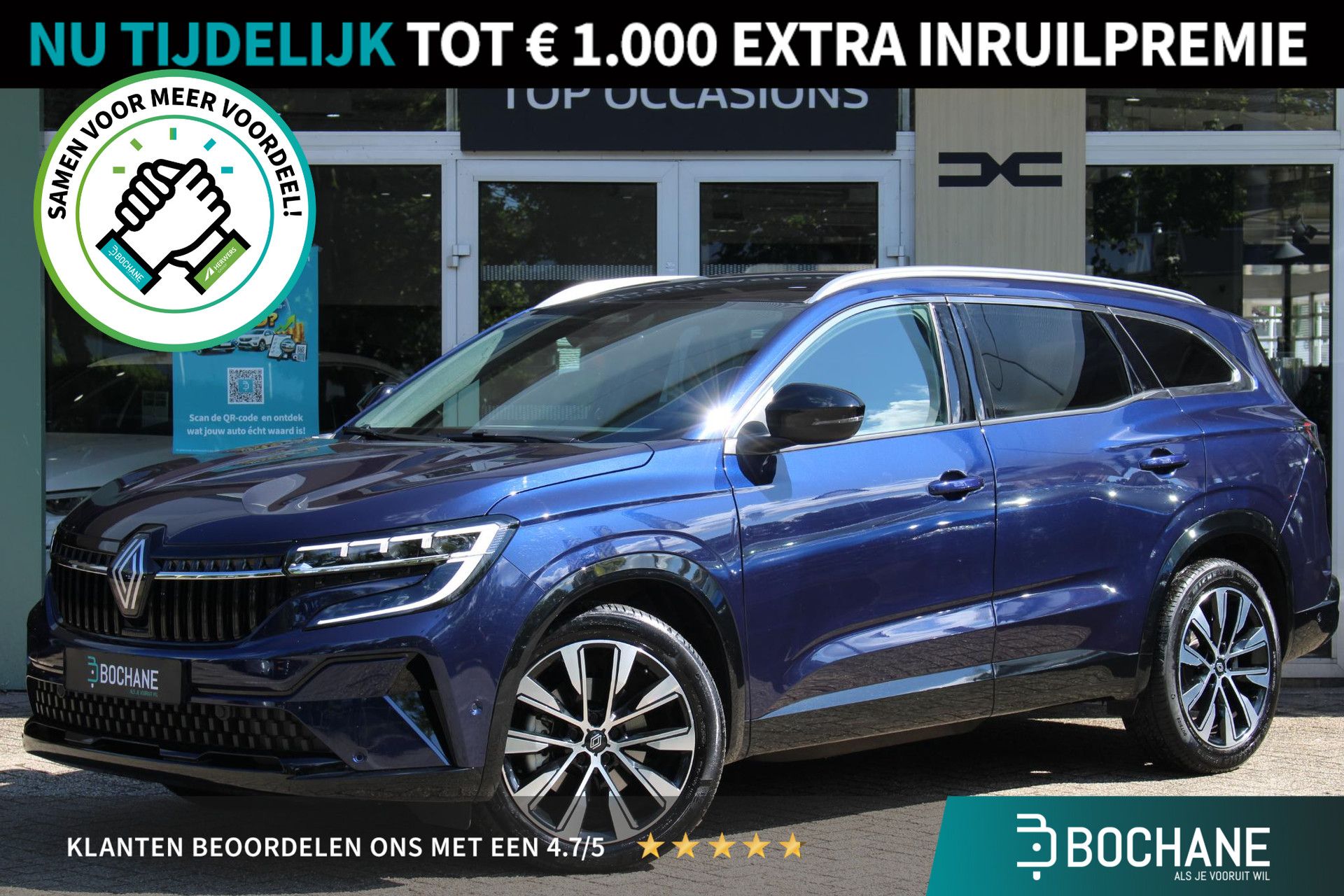 Renault Espace financial lease – kenteken JDF-77-Z