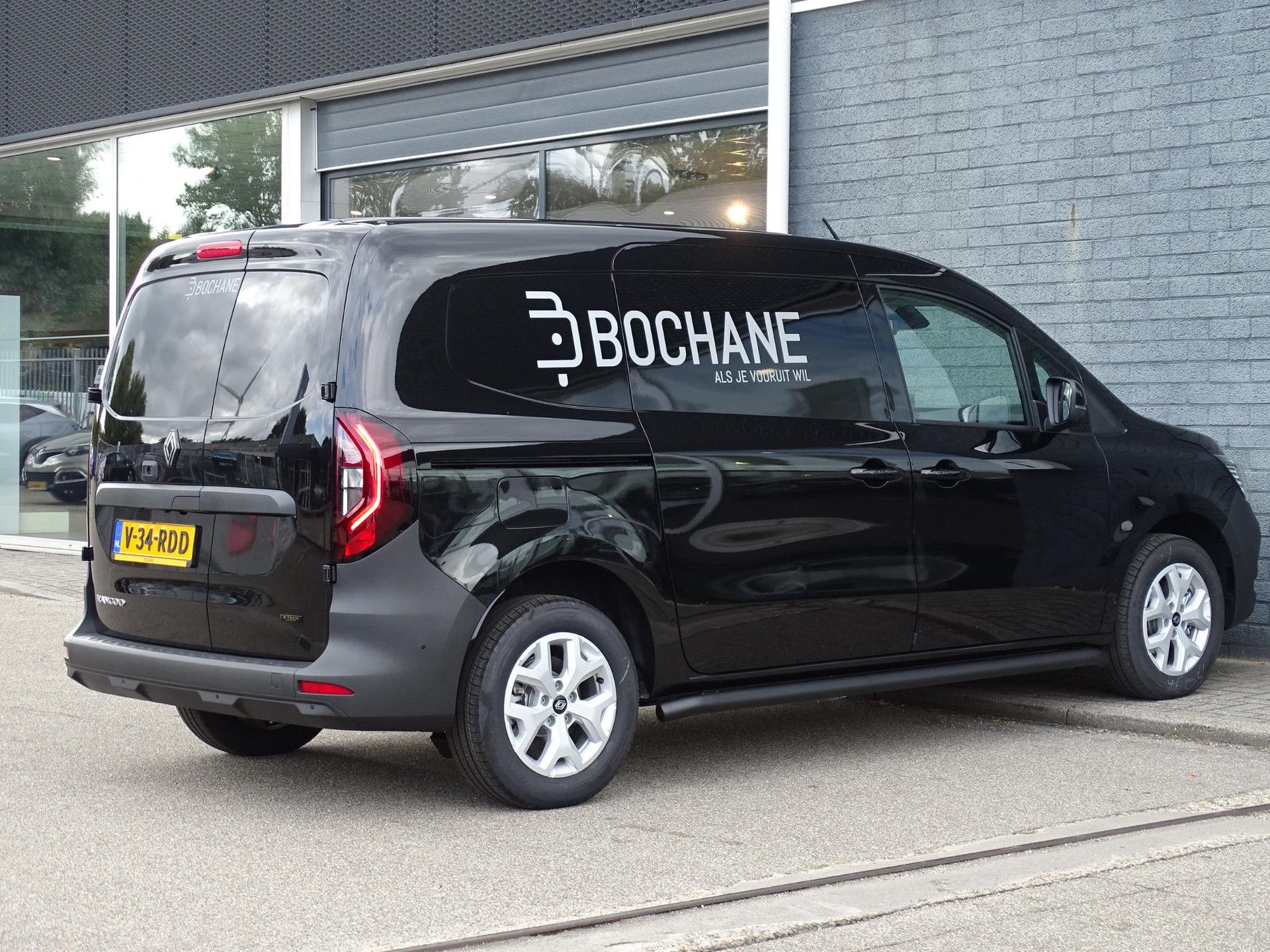 Renault Kangoo met kenteken V-34-RDD – achteraanzicht