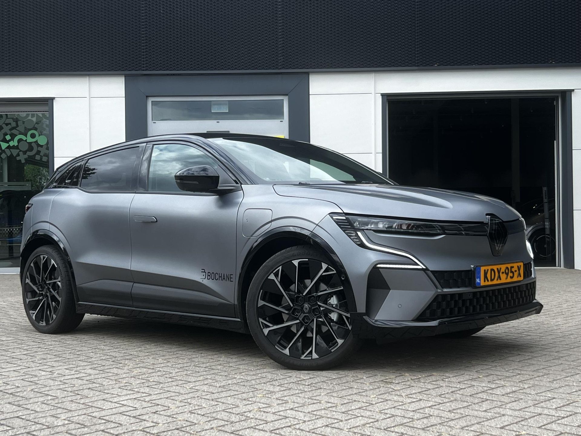 Renault MeganeE-Tech met kenteken KDX-95-X – detailfoto