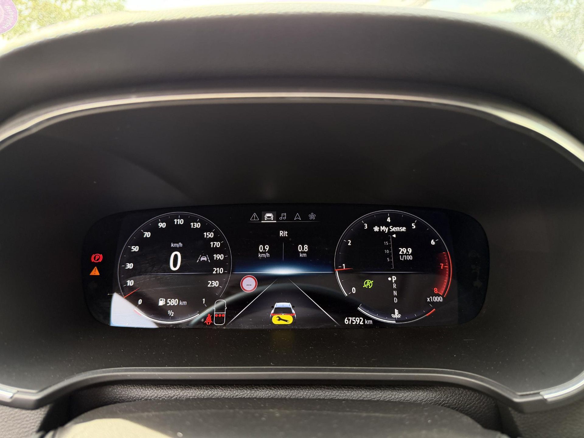 Renault MéganeEstate met kenteken T-009-HV – detailfoto