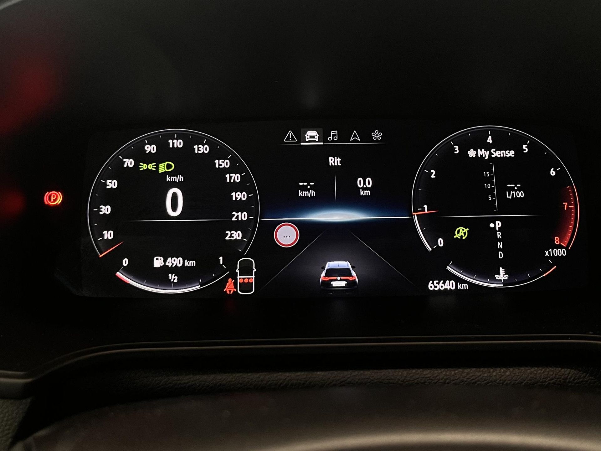 Renault MéganeEstate met kenteken T-020-HV – dashboard