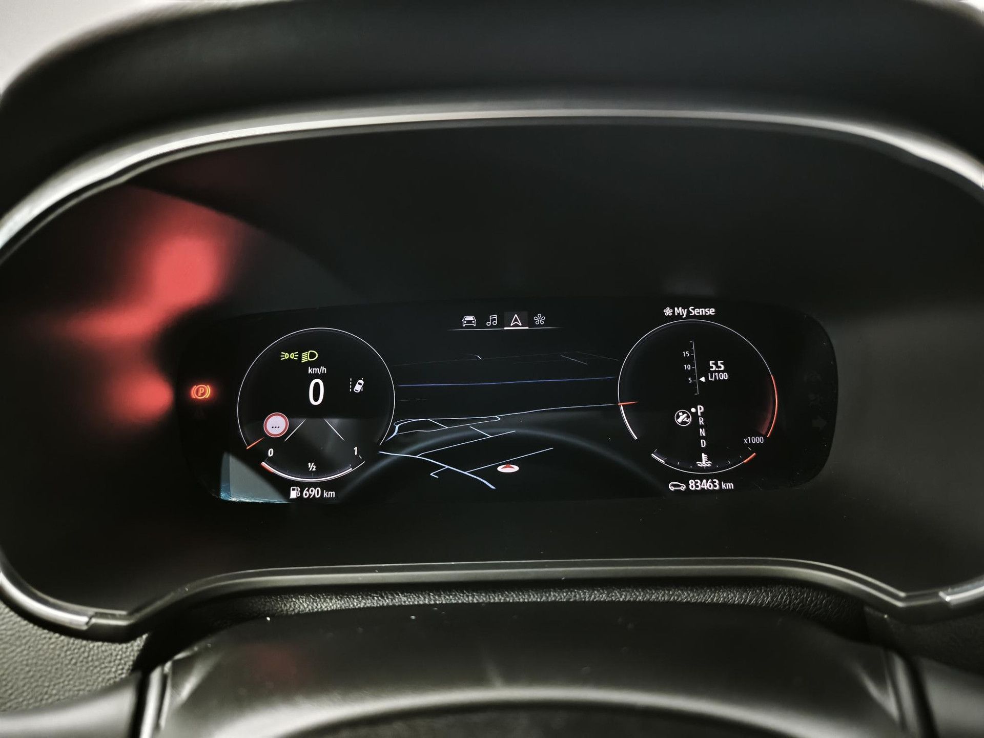 Renault MéganeEstate met kenteken T-635-HF – dashboard