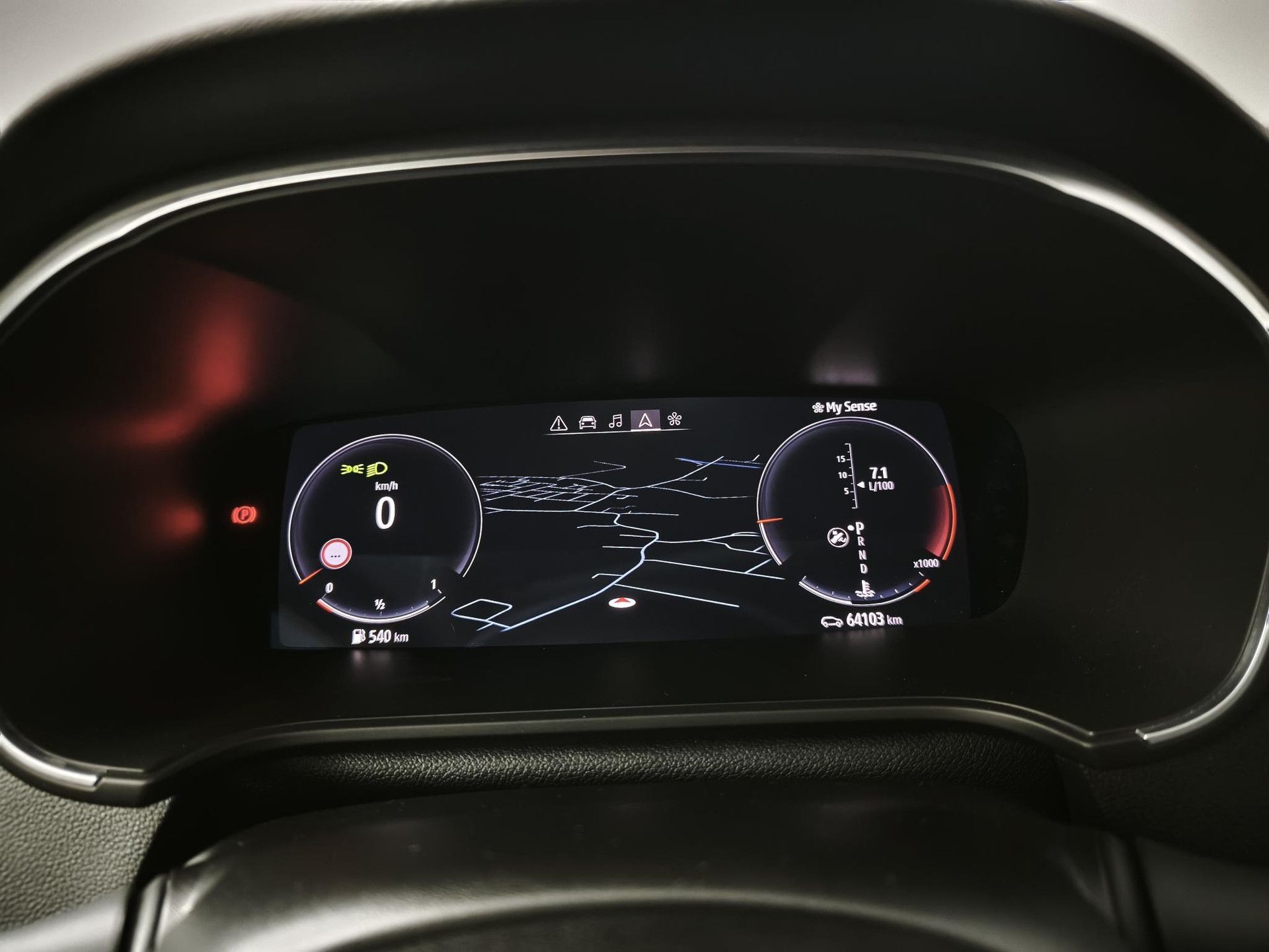 Renault MéganeEstate met kenteken T-899-BZ – dashboard