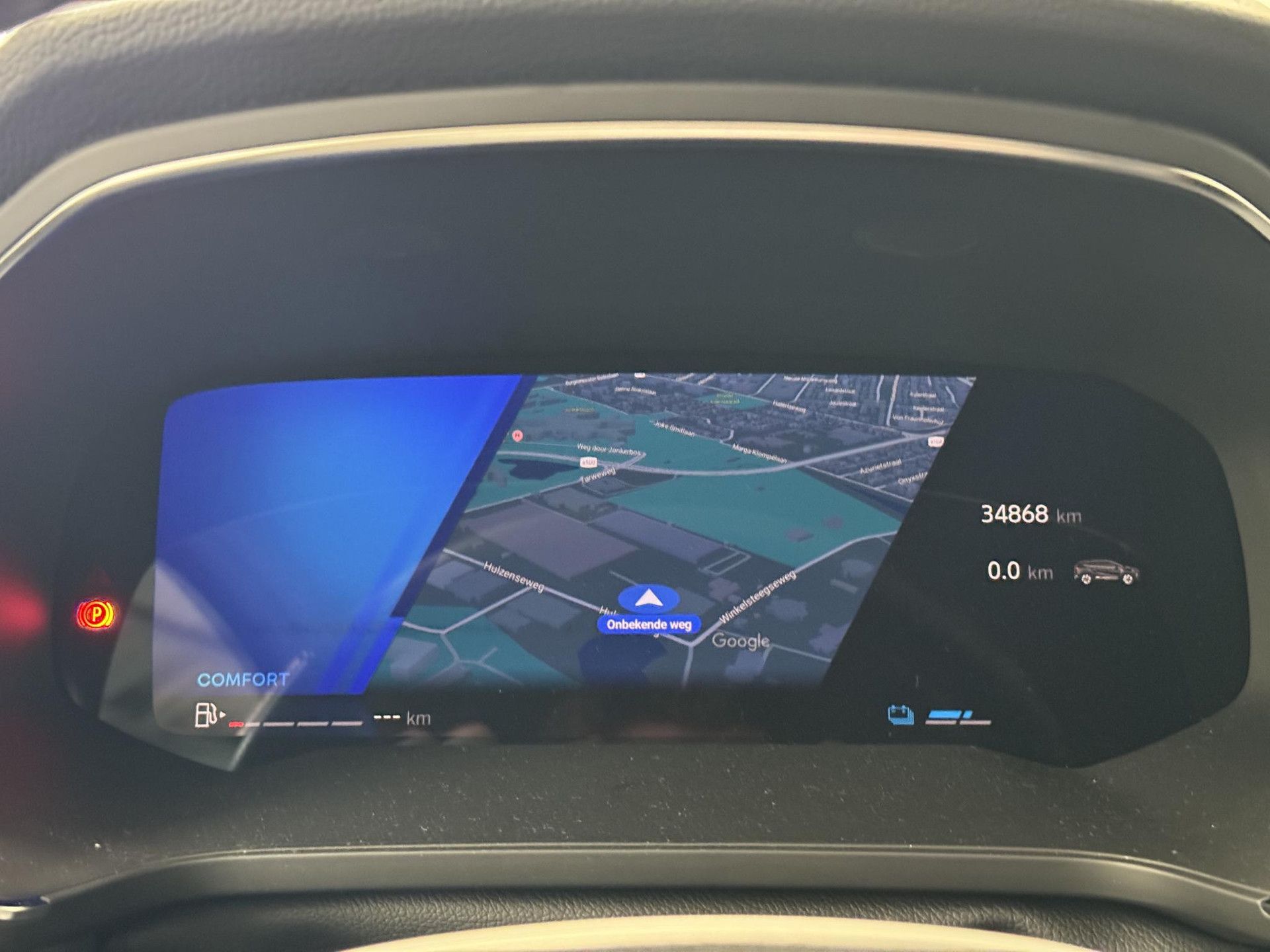 Renault Symbioz met kenteken HFB-99-G – dashboard