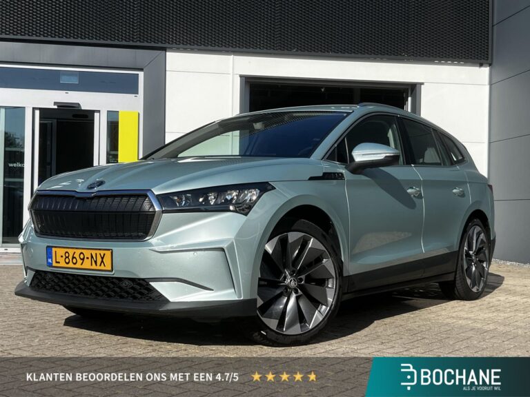 Skoda EnyaqiV met kenteken L-869-NX – vooraanzicht