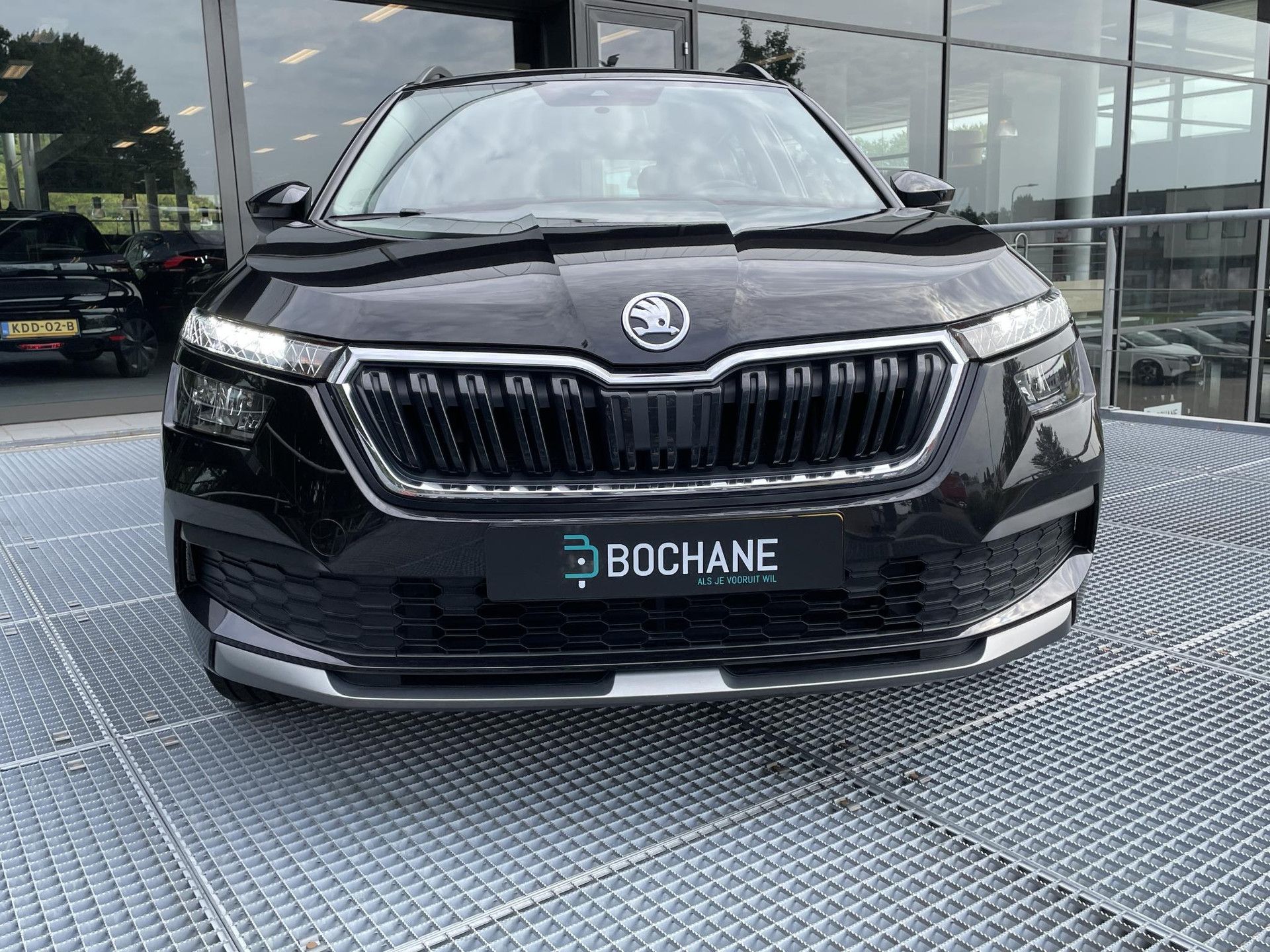 Skoda Kamiq met kenteken K-076-VX – detailfoto
