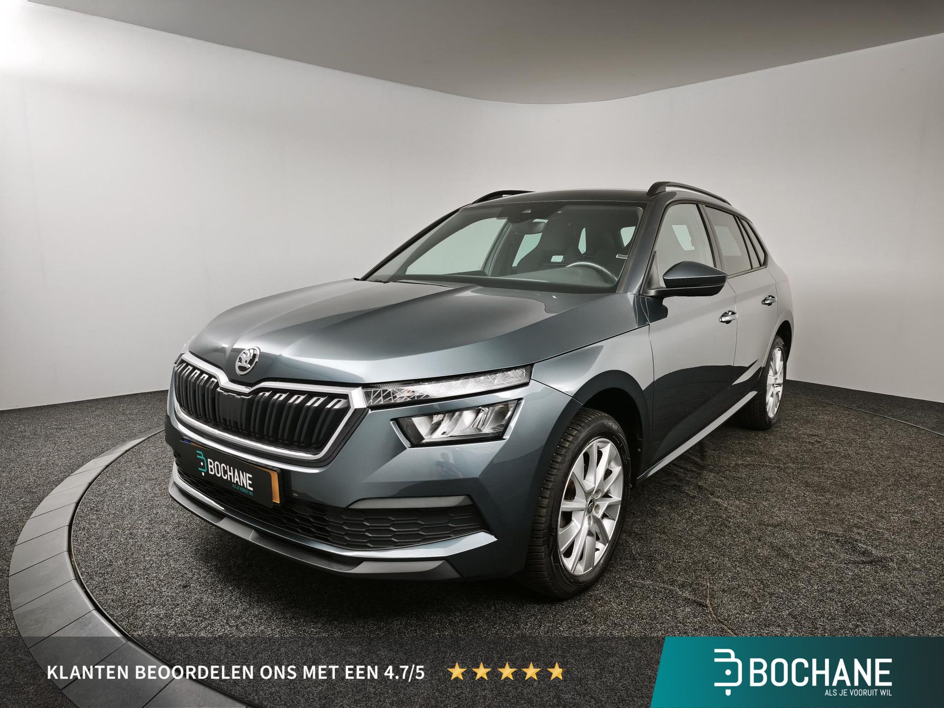Skoda Kamiq met kenteken L-999-KF – vooraanzicht