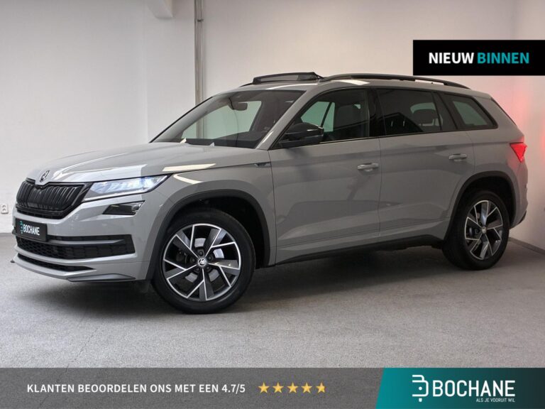 Skoda Kodiaq met kenteken J-918-BK – vooraanzicht