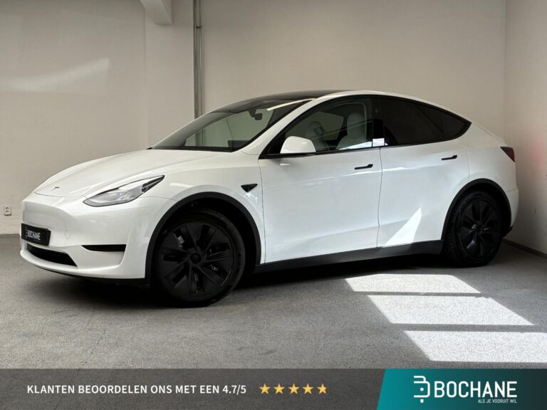Tesla ModelY met kenteken GZX-14-Z – vooraanzicht