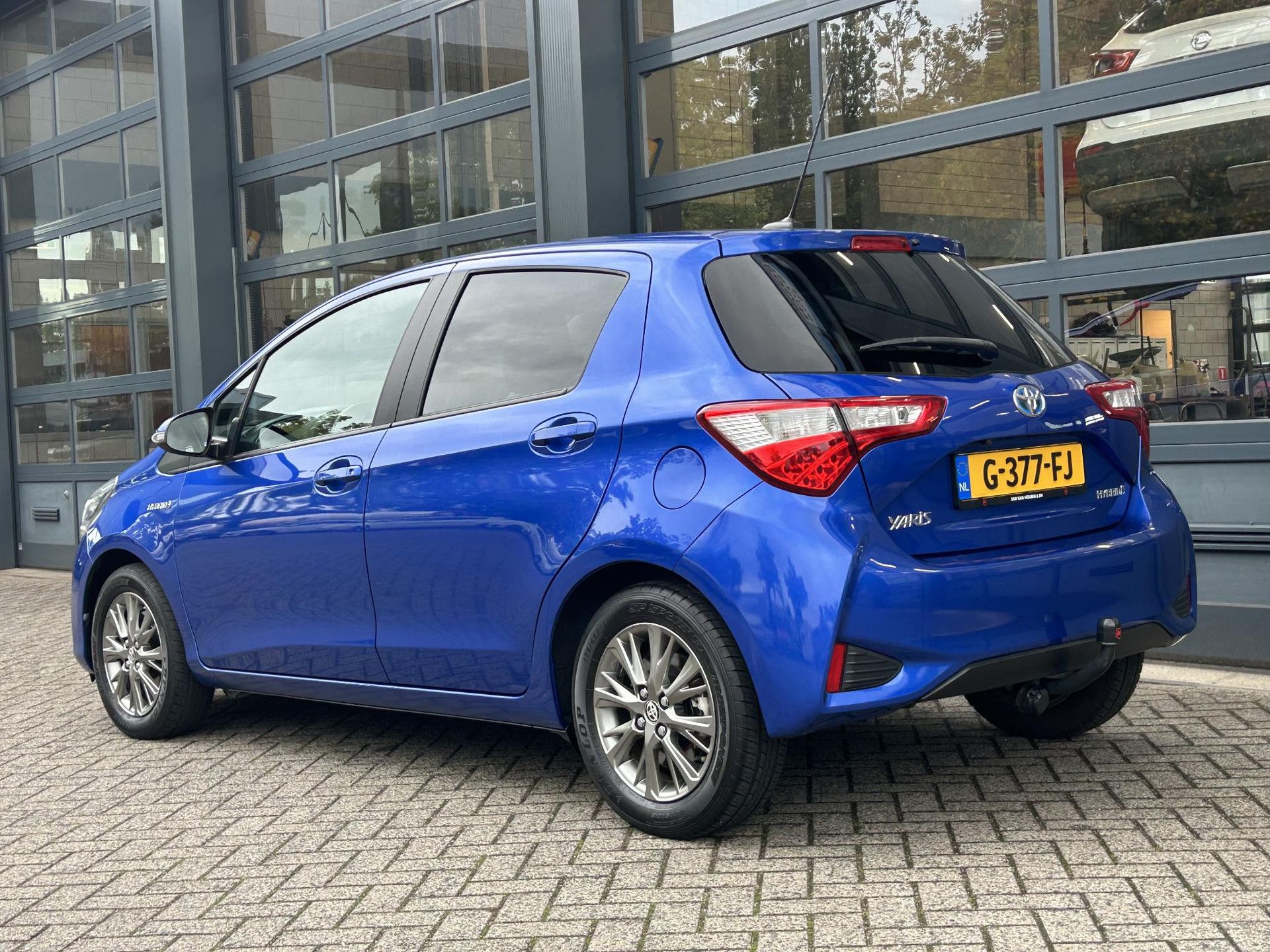 Toyota Yaris met kenteken G-377-FJ – achteraanzicht