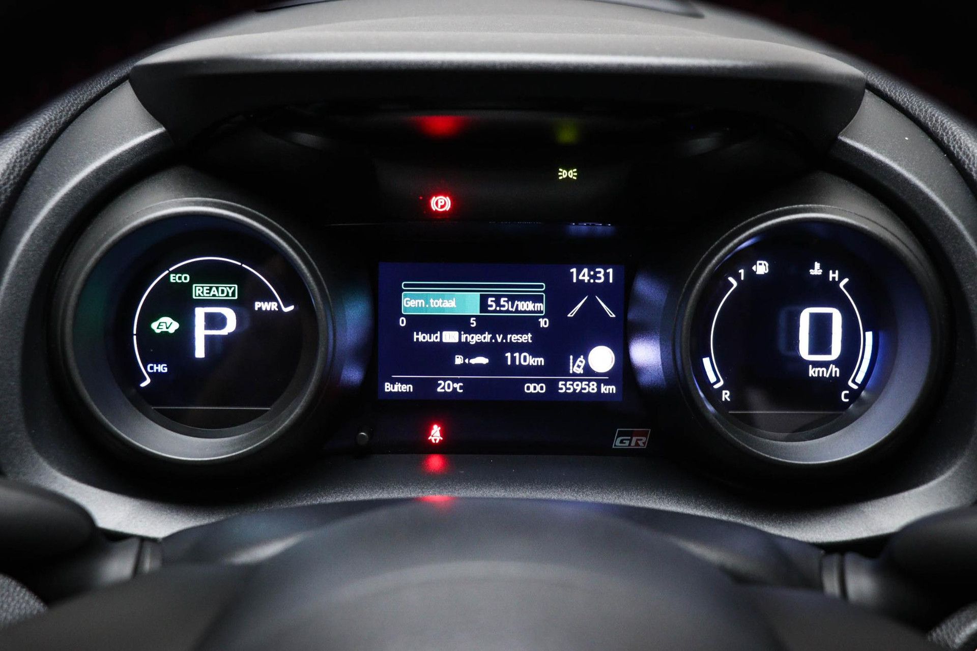 Toyota Yaris met kenteken X-649-KL – dashboard