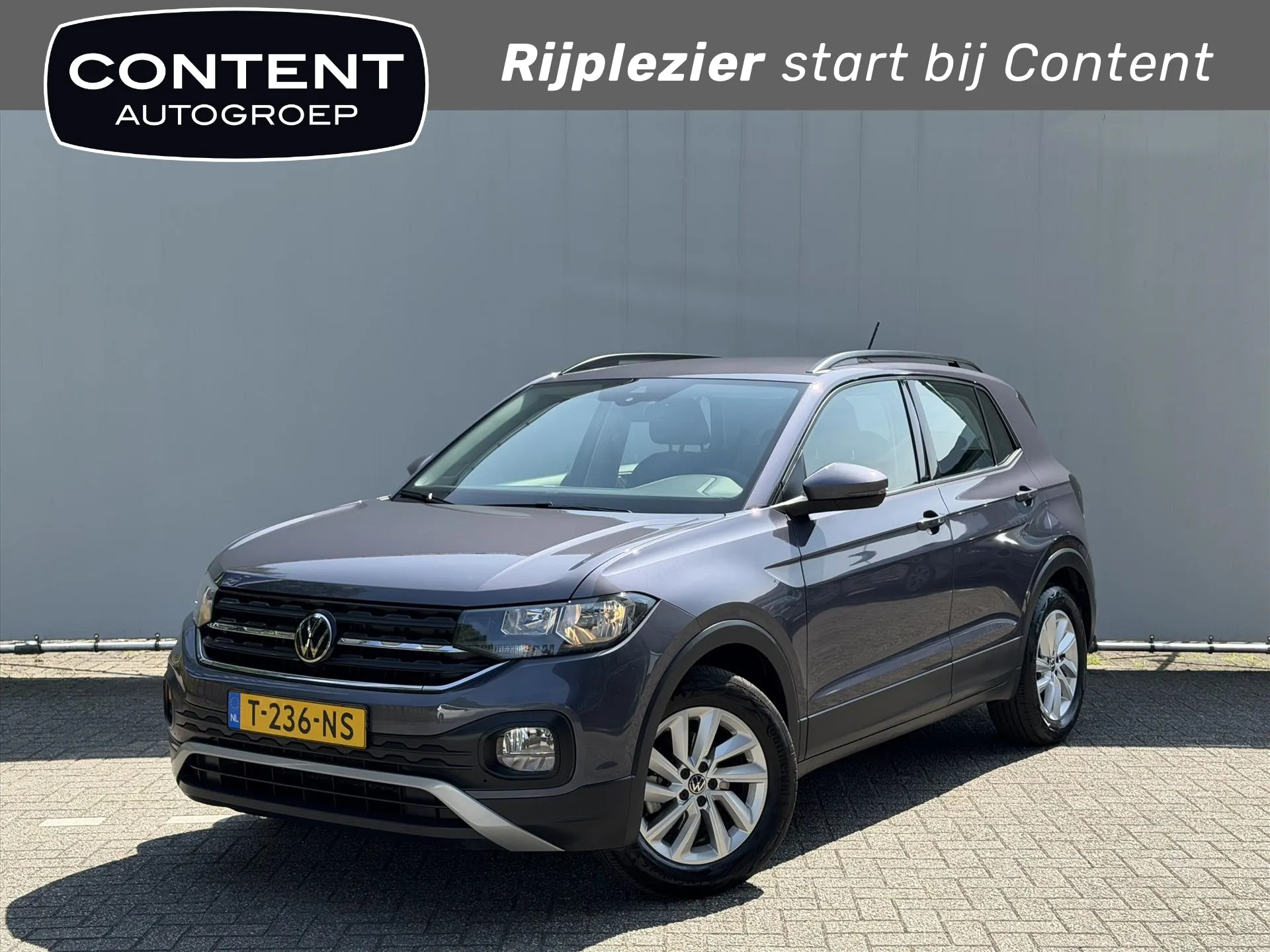 Volkswagen T-Cross met kenteken T-236-NS – vooraanzicht