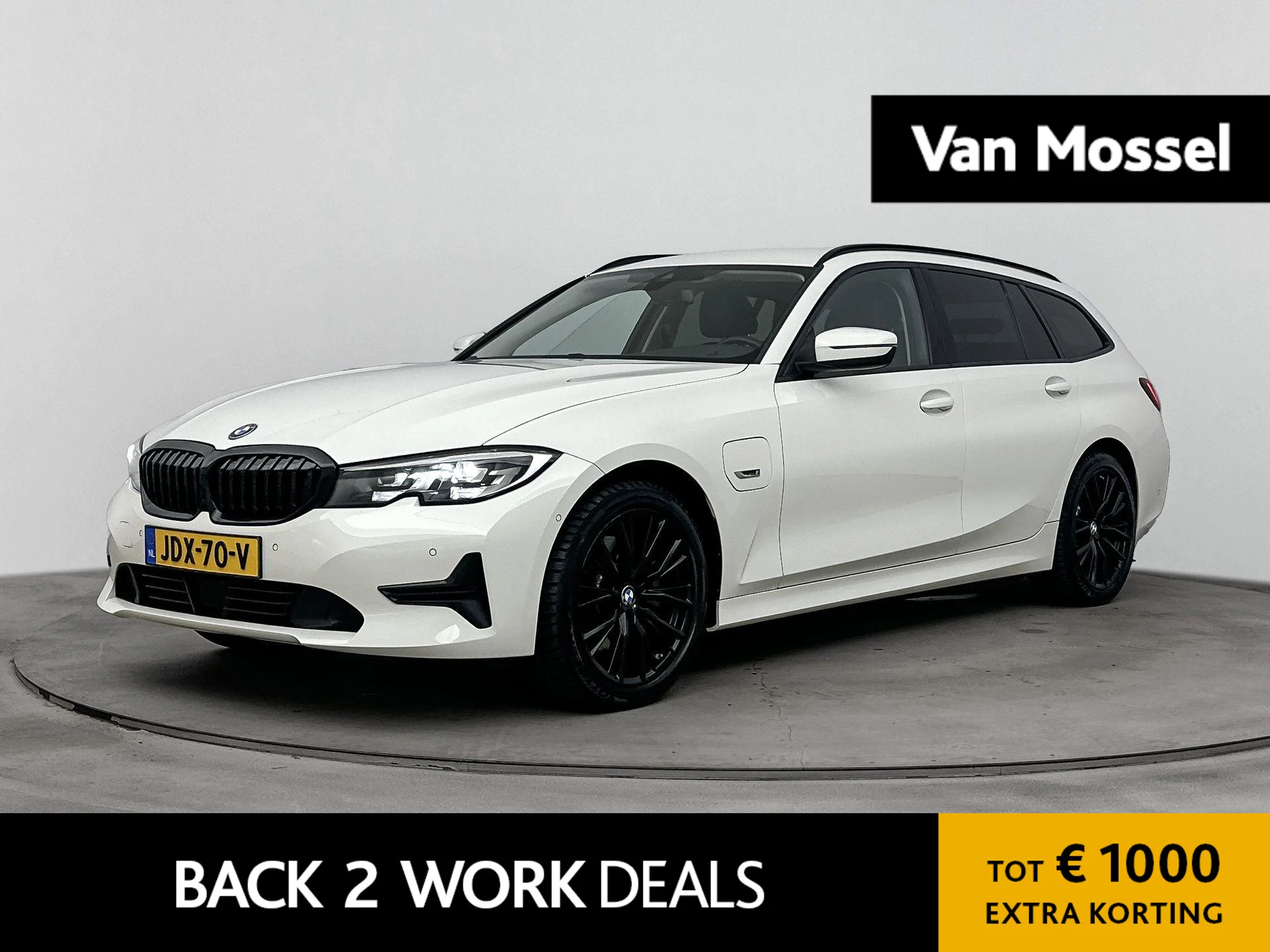 BMW 3-Serie met kenteken 54 – autofoto 2