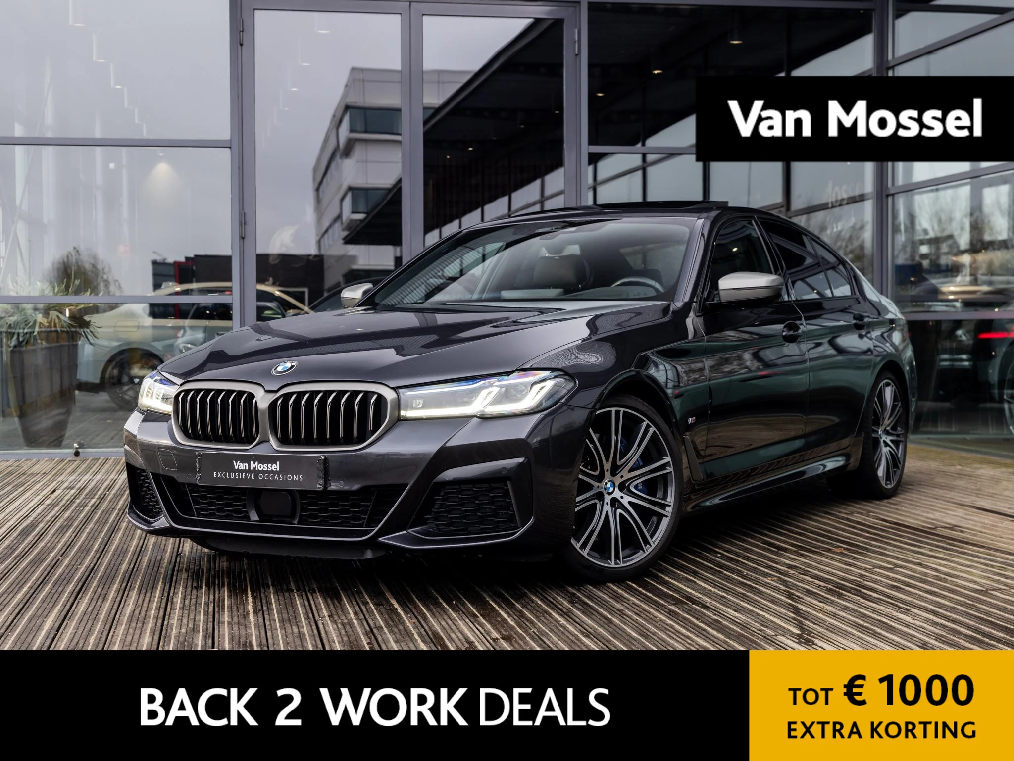 BMW 5-serie met kenteken R-219-KF – autofoto 2