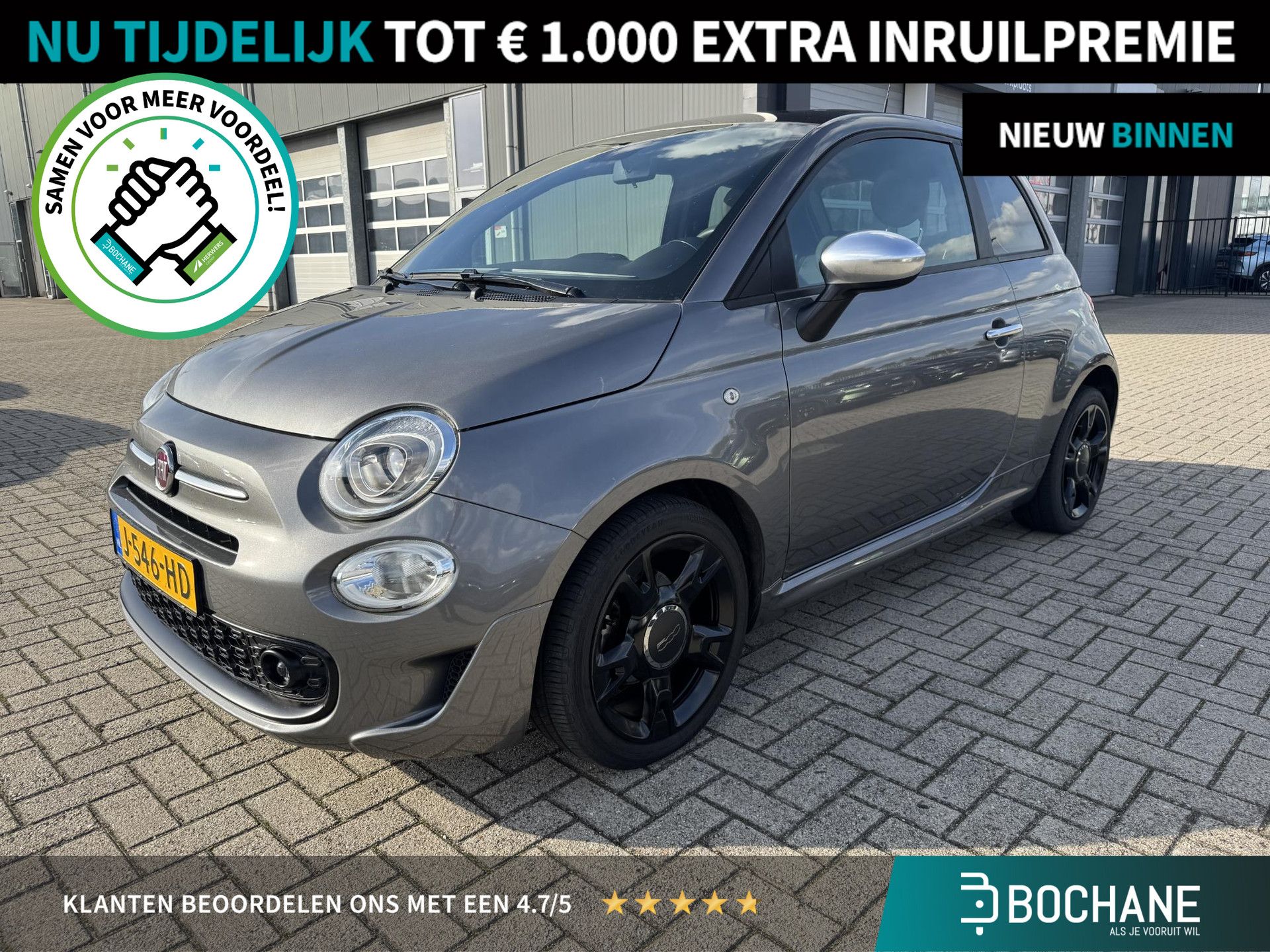 Fiat 500 financial lease – kenteken J-546-HD