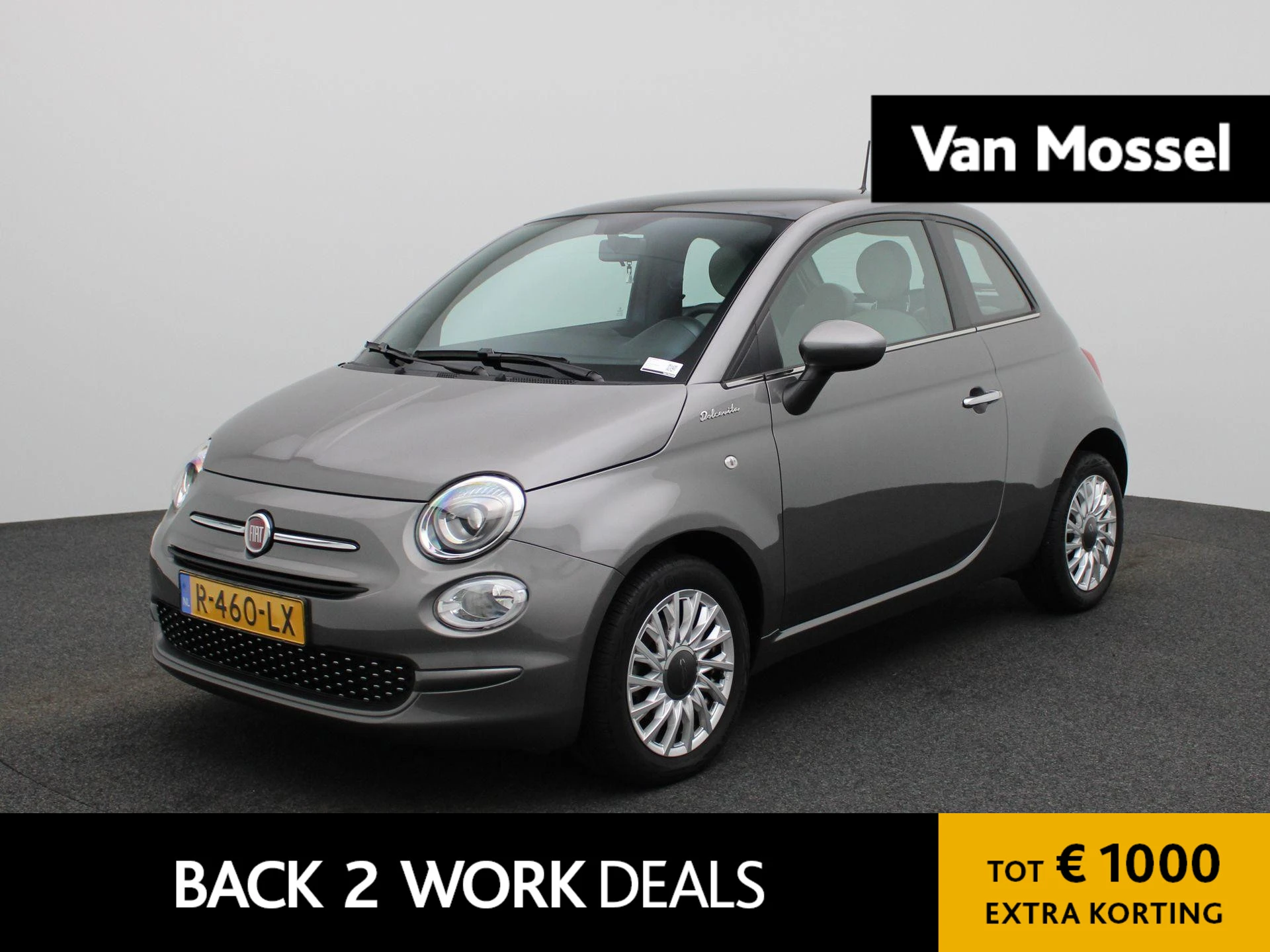 Fiat 500 met kenteken R-460-LX – autofoto 2