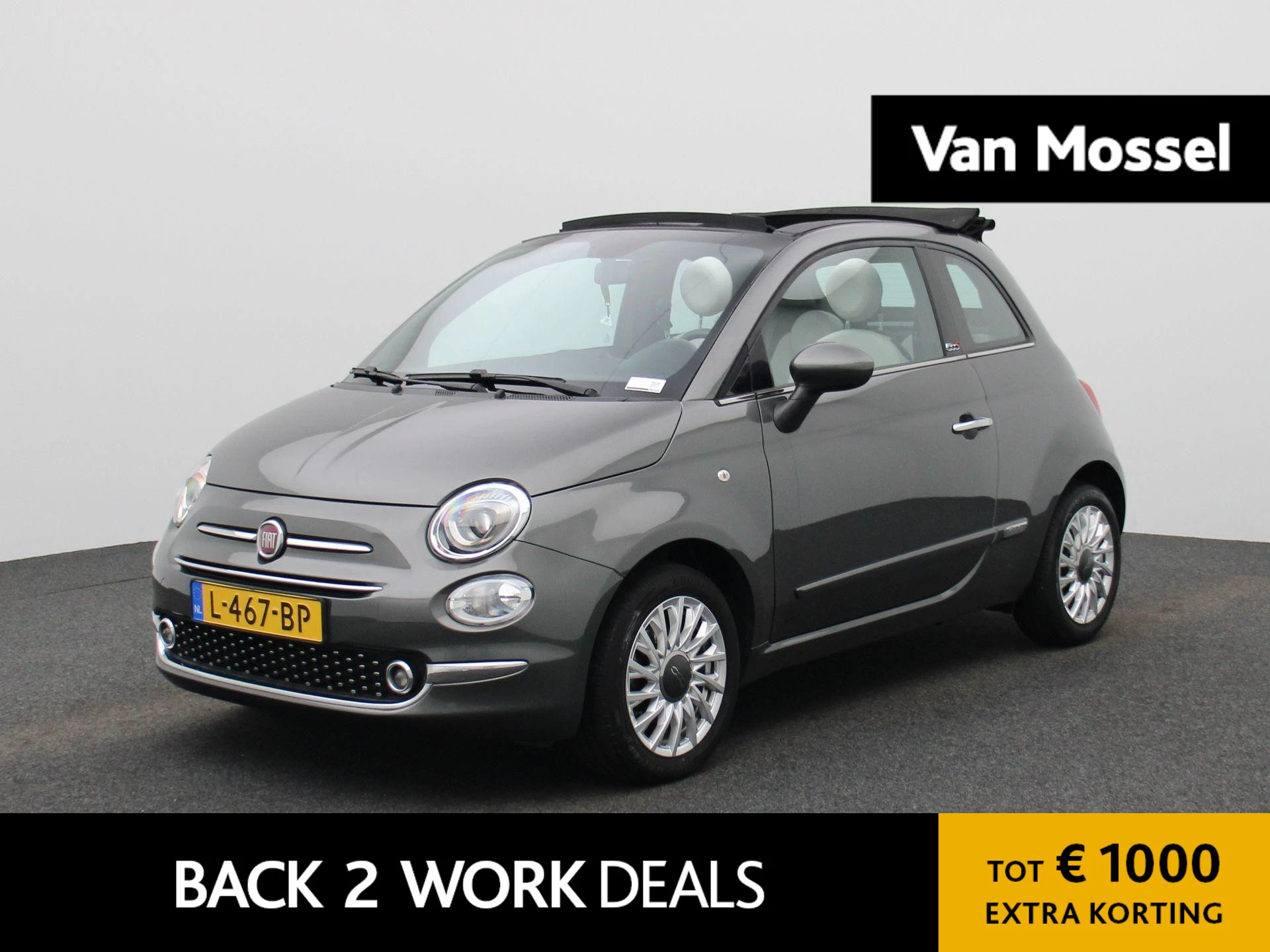 Fiat 500C met kenteken 47100 – autofoto 2