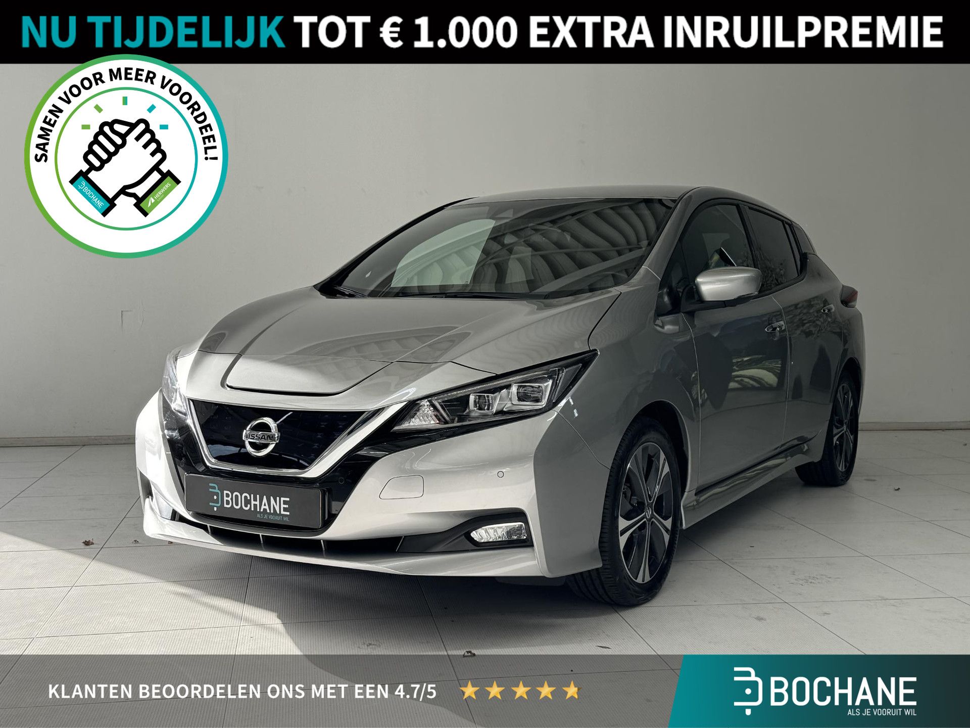 Nissan Leaf financial lease – kenteken N-423-HJ