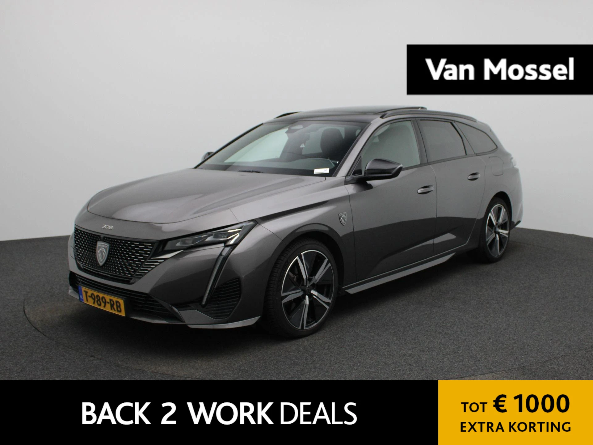 Peugeot 308 met kenteken T-989-RB – autofoto 2