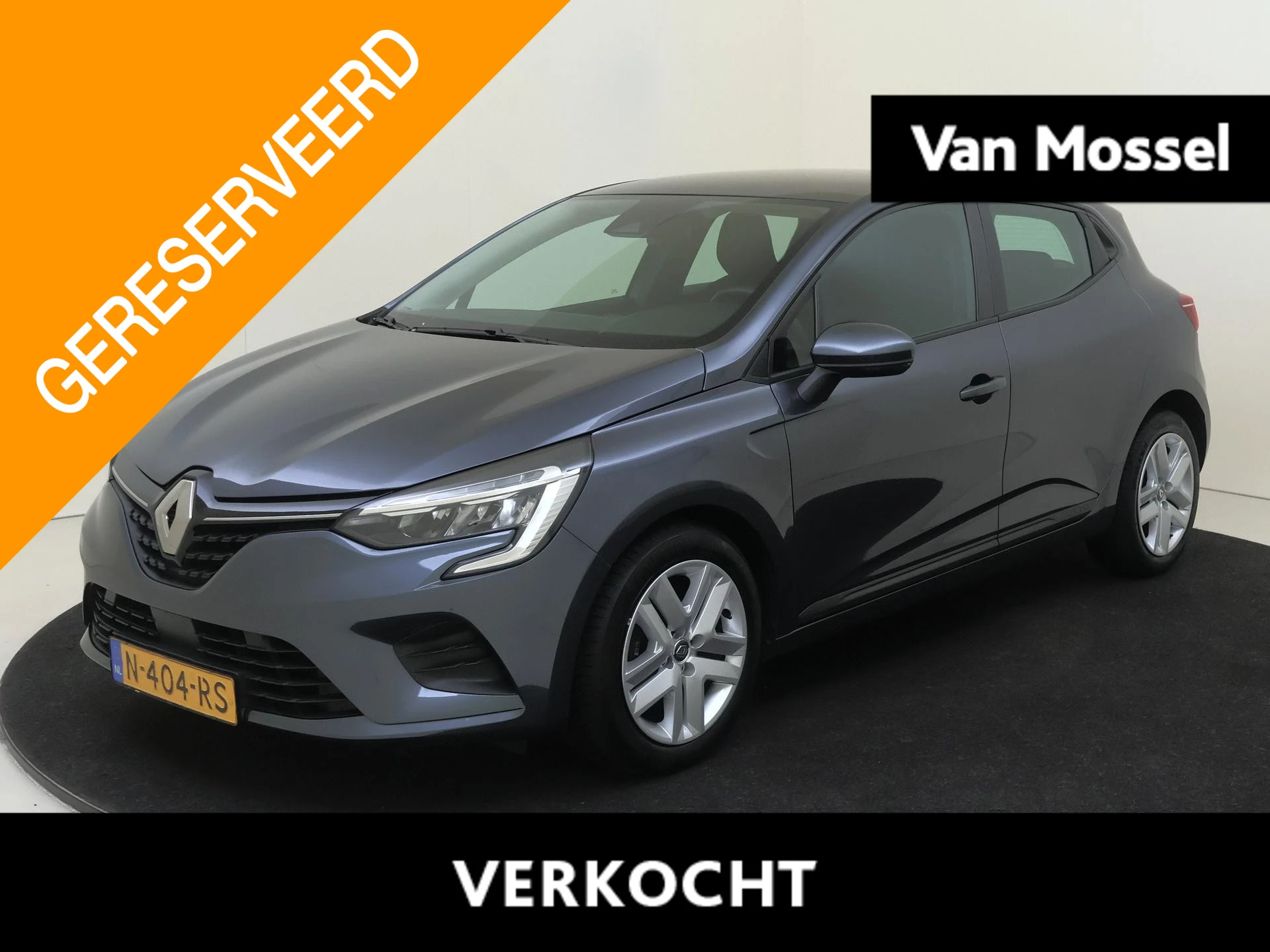 Renault Clio met kenteken N-404-RS – autofoto 2