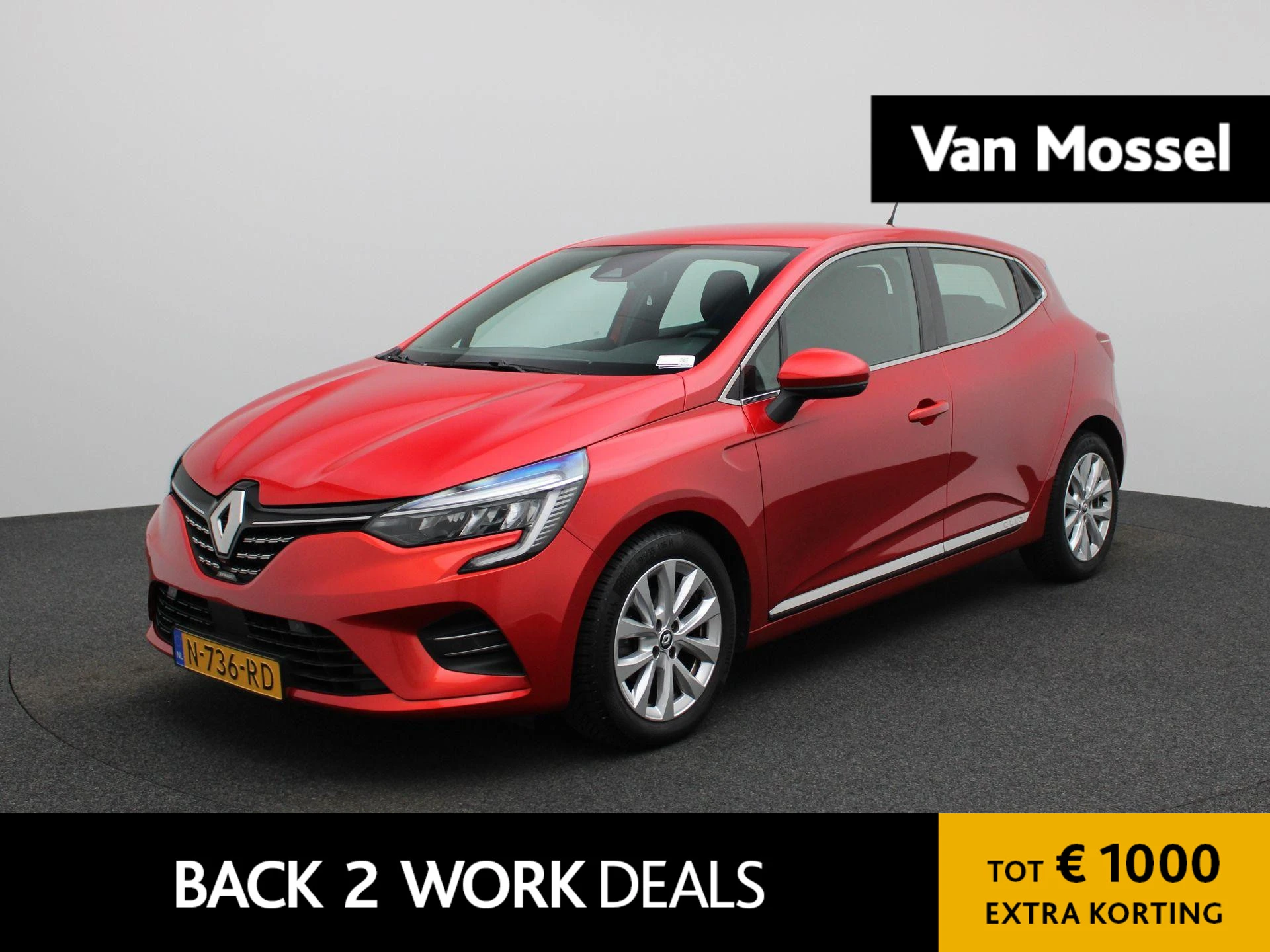 Renault Clio met kenteken N-736-RD – autofoto 2
