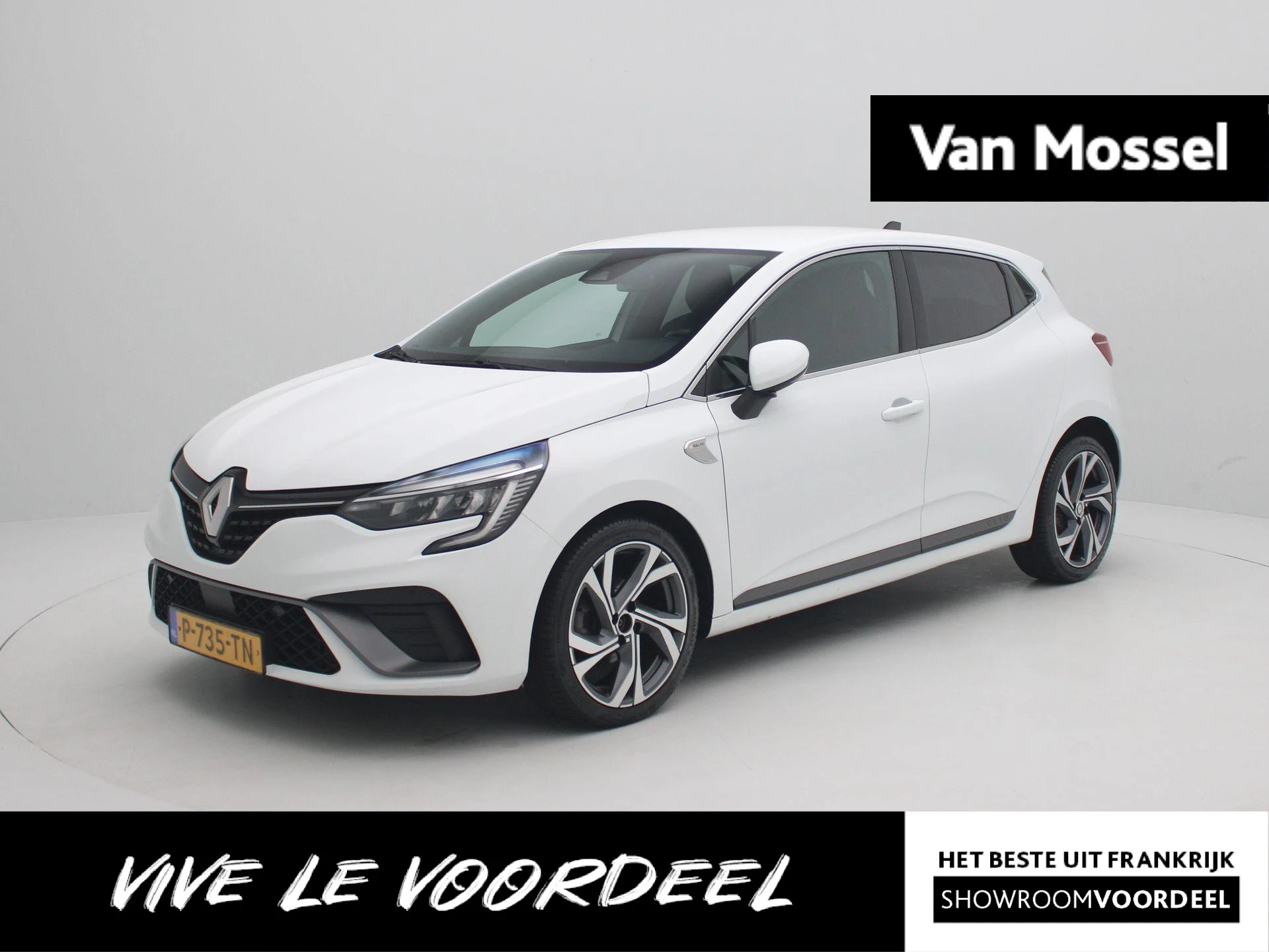 Renault Clio met kenteken P-735-TN – autofoto 2