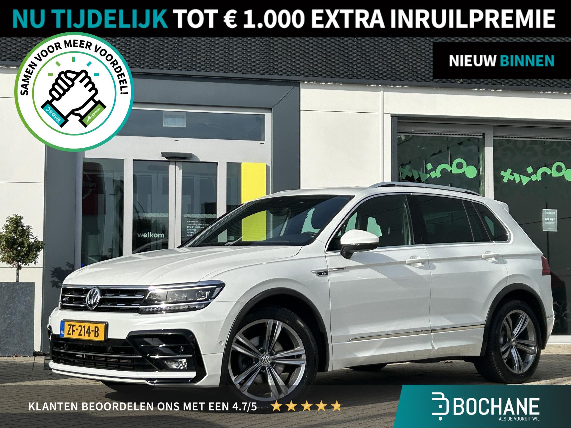 Volkswagen Tiguan financial lease – kenteken ZF-214-B